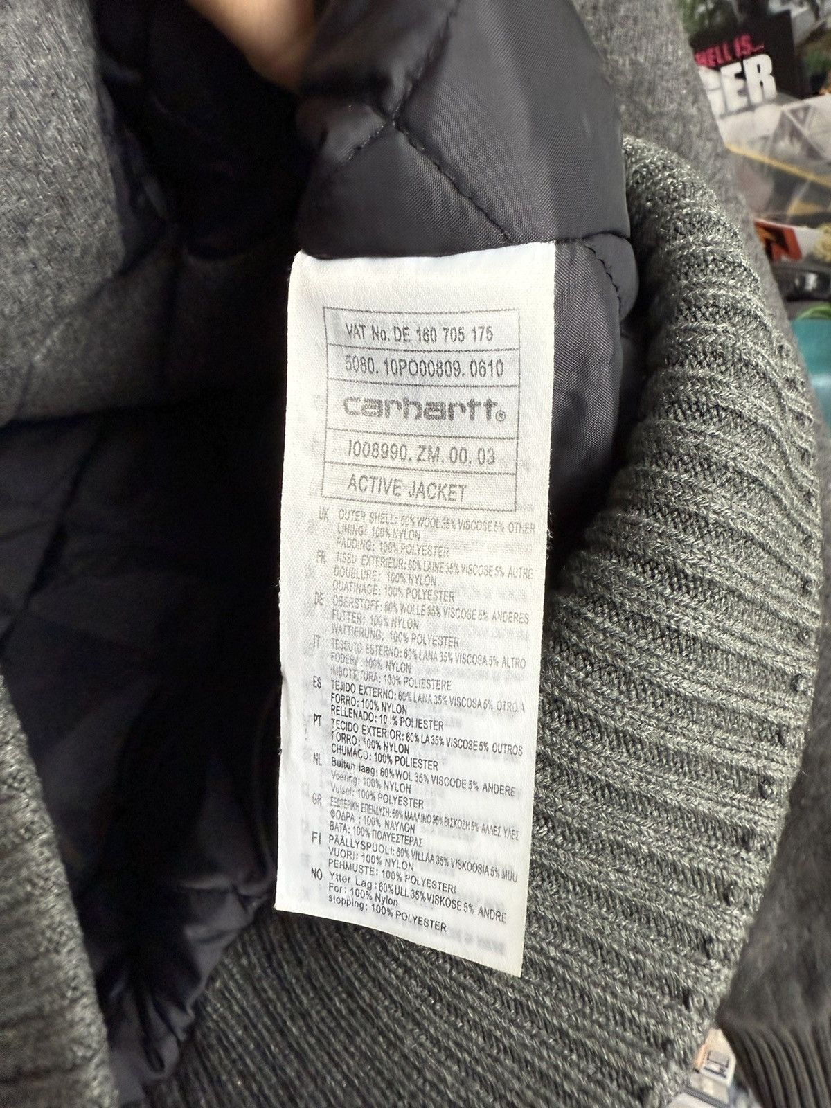 Carhartt × Vintage Vintage Carhartt wool Active jacket XS fit S skate workwear Size US S / EU 44-46 / 1 - 6 Thumbnail