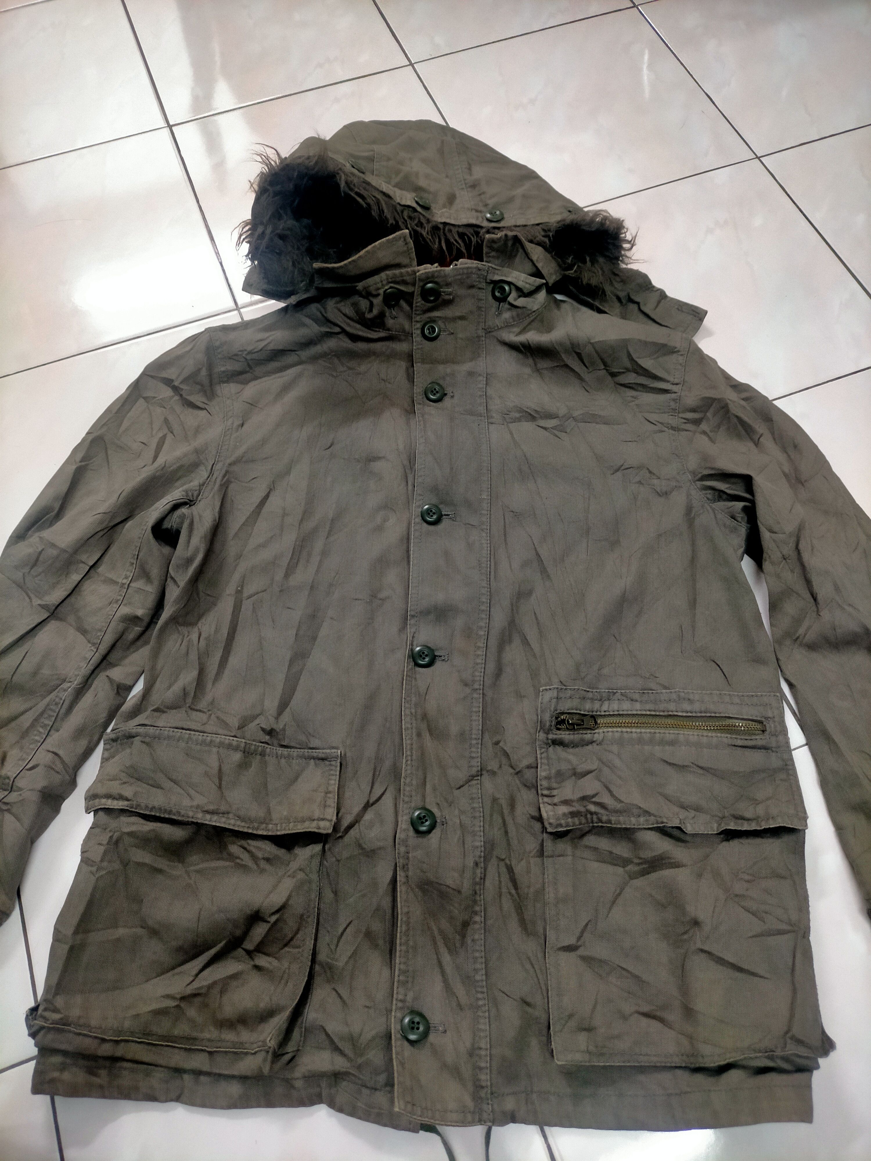 Japanese Brand × PPFM Vintage PPFM Military Parka Fur Jacket Size US L / EU 52-54 / 3 - 5 Thumbnail
