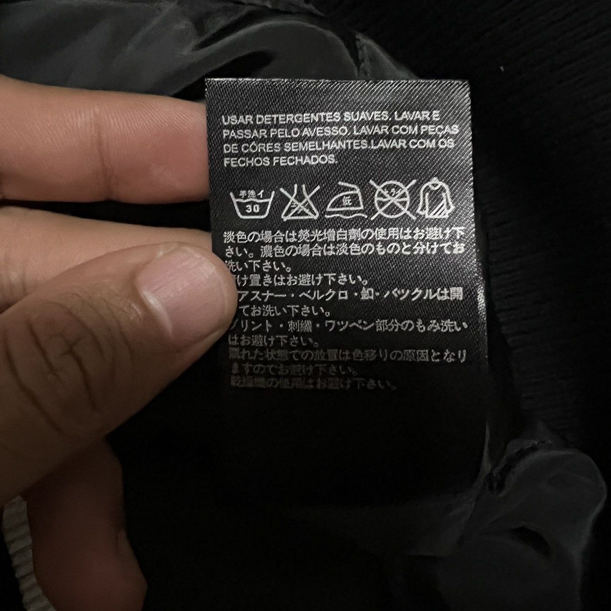 Adidas × Y-3 AW19 Adidas Y-3 Yohji Yamamoto Letters bomber jacket Size US M / EU 48-50 / 2 - 11 Thumbnail
