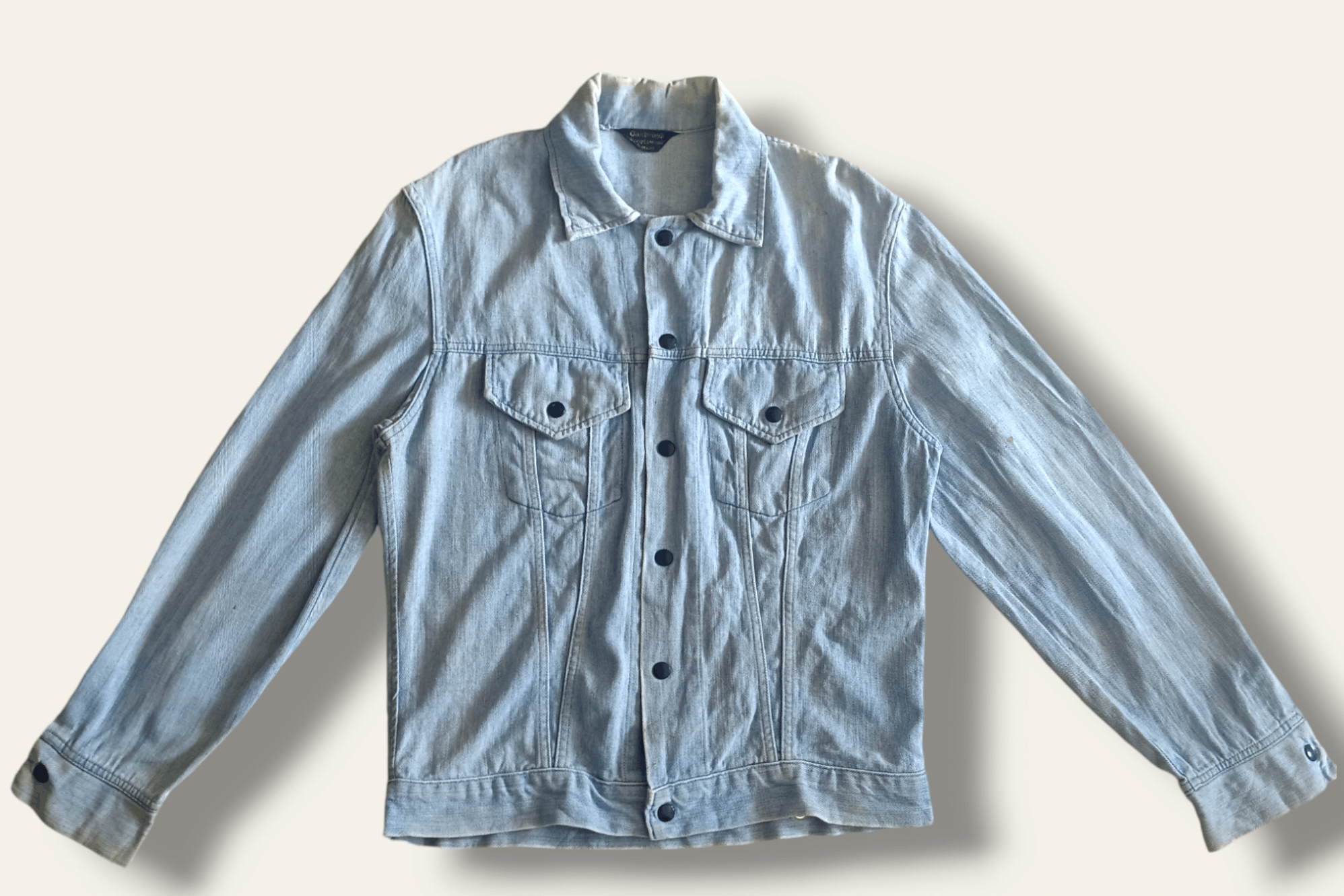 Sears × Vintage Vintage 70s Sears Oakbrook Sportswear Denim Jacket Size US L / EU 52-54 / 3 - 1 Thumbnail