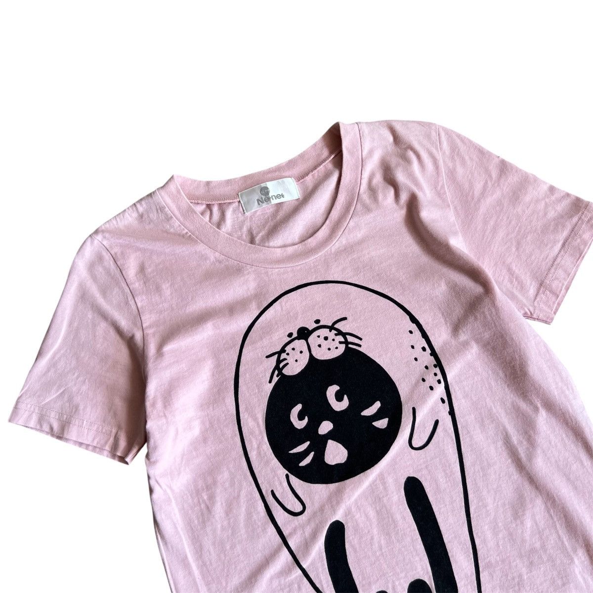 Issey Miyake Ne-net Soft Pink Sea Lions Printed Shirt Size M / US 6-8 / IT 42-44 - 2 Thumbnail