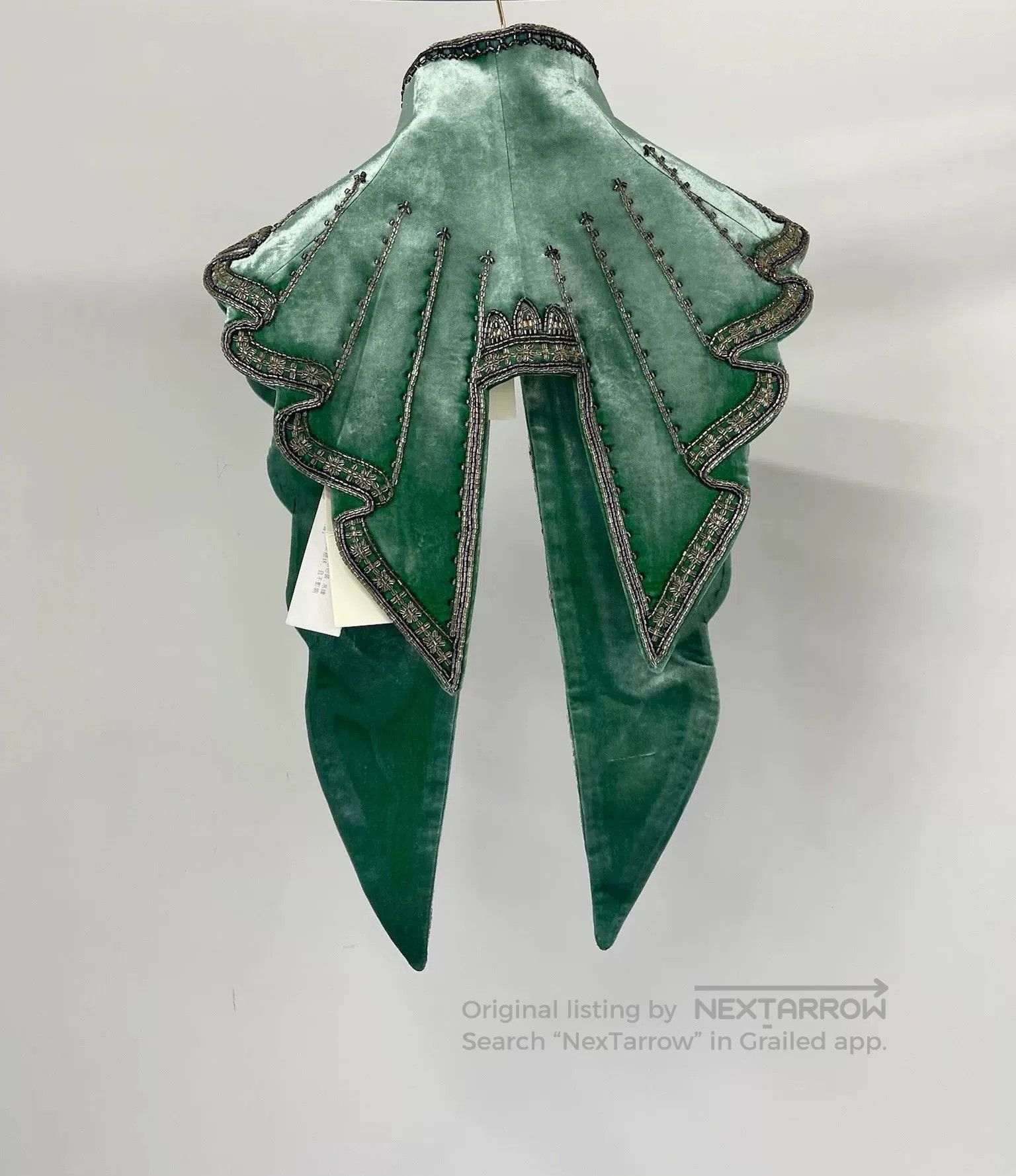 MAKR M Essential Dark Green Velvet Vest. Size XS / US 0-2 / IT 36-38 - 2 Thumbnail