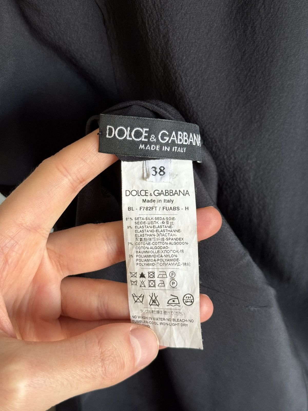 Dolce & Gabbana Dolce & Gabbana silk blouse Size XS / US 0-2 / IT 36-38 - 5 Thumbnail