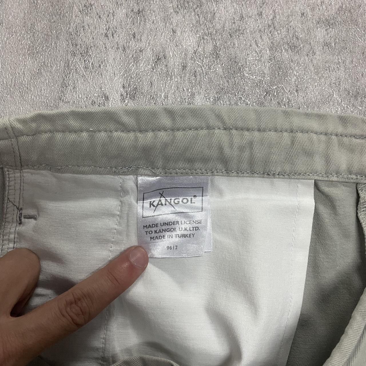 Kangol Tan Grey Kangol shorts rap hip hop Vintage y2k 2000s Size US 36 / EU 52 - 6 Thumbnail
