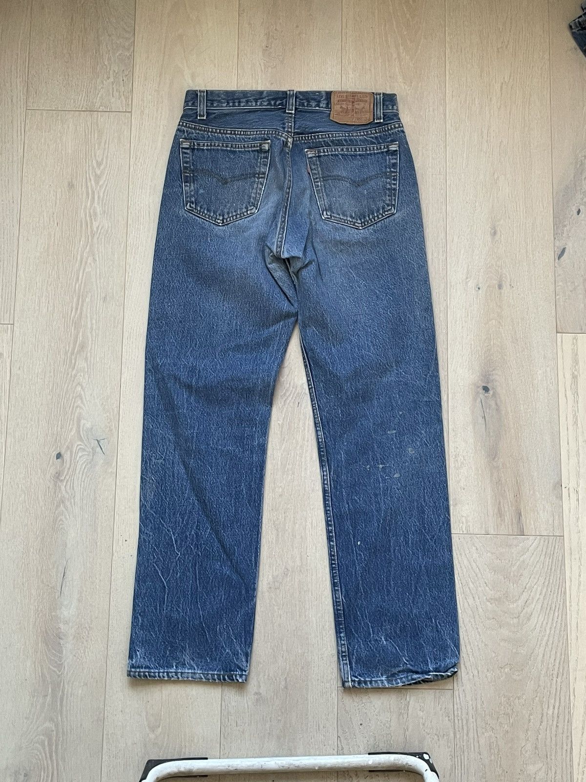 Levi's Levis 501 33x34 vintage denim jeans xx made in usa blue Size US 33 - 2 Thumbnail