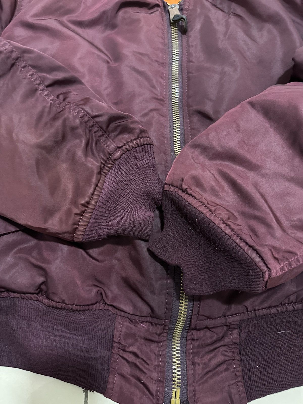 Alpha Industries Vintage Alpha Industries MA-1 Flight Reversible Jacket Size US M / EU 48-50 / 2 - 4 Thumbnail