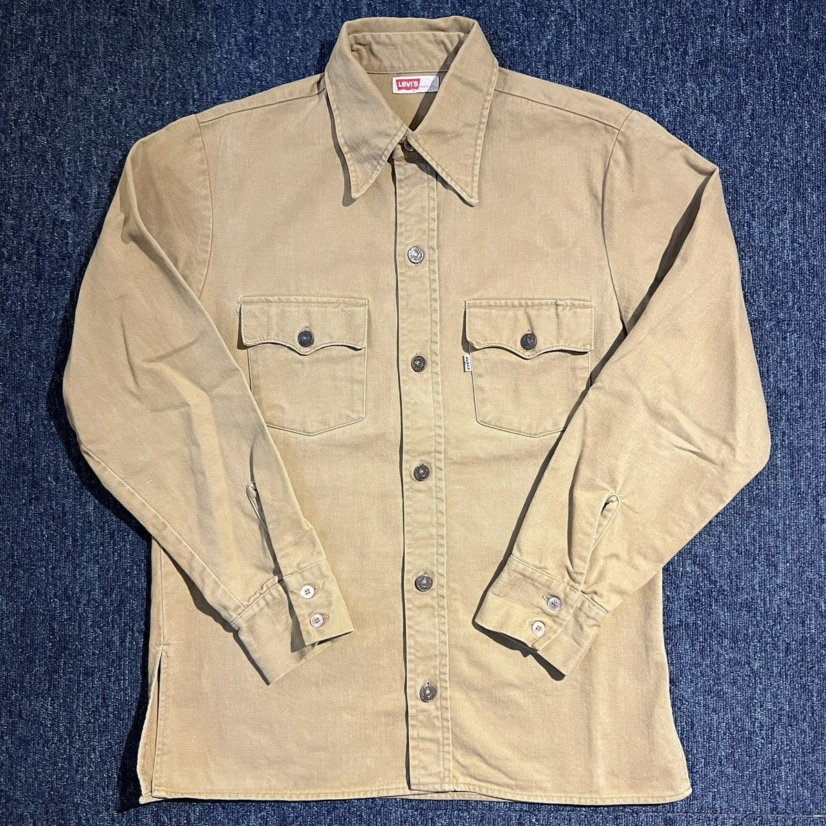 Levi's Vintage 80s Levis Western Twill Shirt Jacket Size US M / EU 48-50 / 2 - 1 Thumbnail