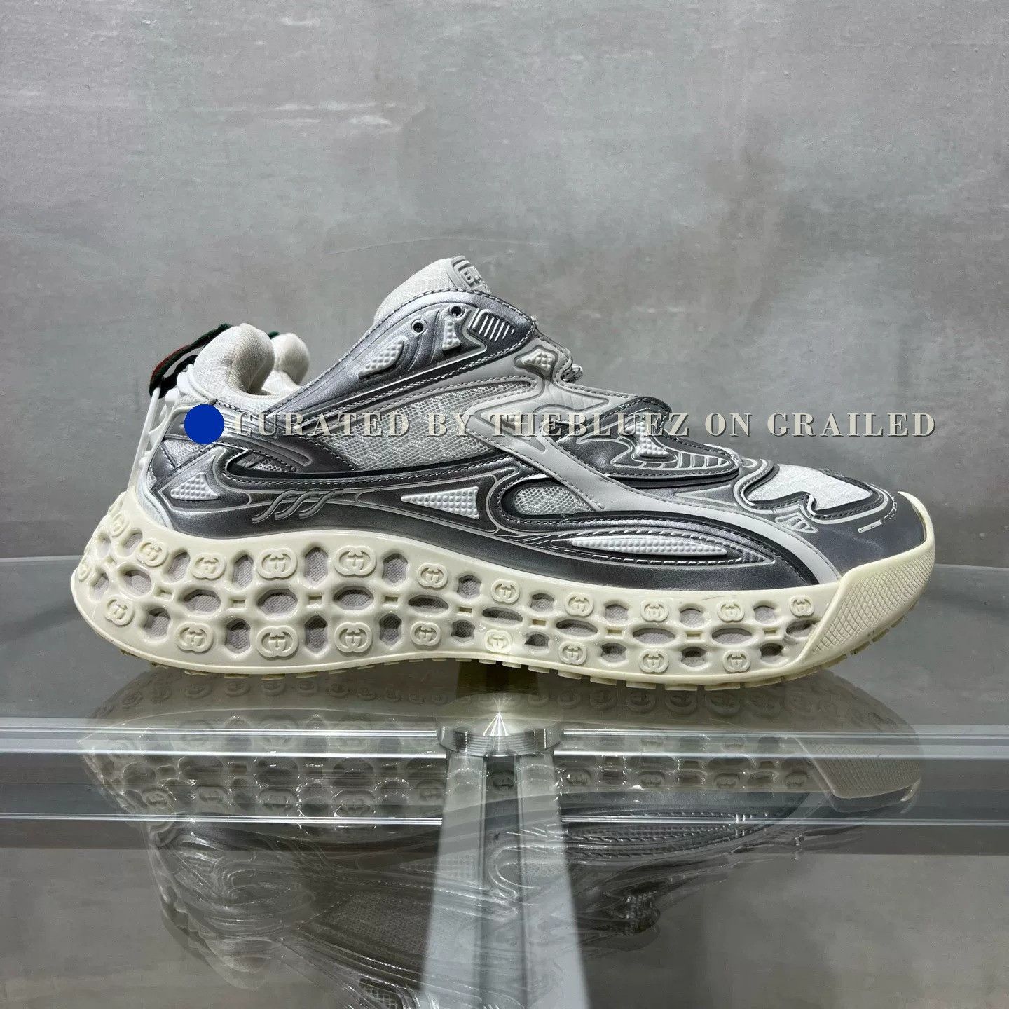 Gucci Gucci Cub3d Silver Sneakers Size US 9 / EU 42 - 5 Thumbnail