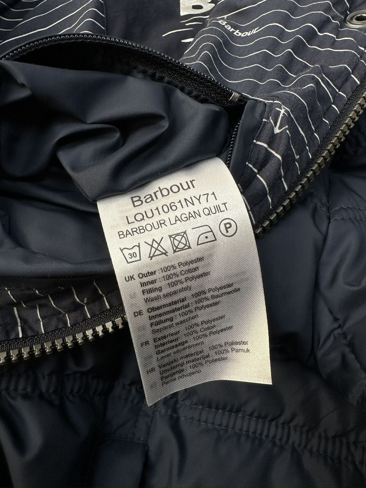 Barbour Womens BARBOUR Lagan Quilted Fibredown Jacket Size L / US 10 / IT 46 - 15 Thumbnail