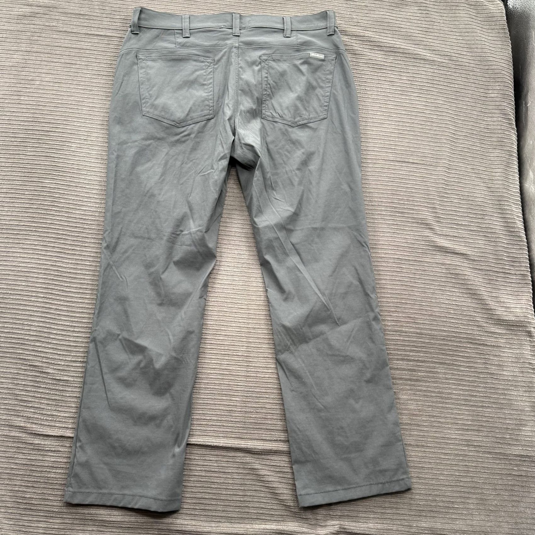 Eddie Bauer Eddie Bauer Pants Mens 38x30 Horizon Guide 5 Pocket Travex StormRepel Gray Nylon Spandex Weather Resistant Quick Dry Breathable Size US 38 / EU 54 - 2 Thumbnail