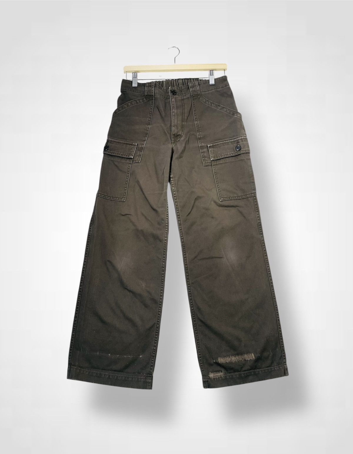 Comme des Garcons Rare Vintage Tricot Comme des Garcons Baggy Cargo Pant Size US 30 / EU 46 - 1 Thumbnail