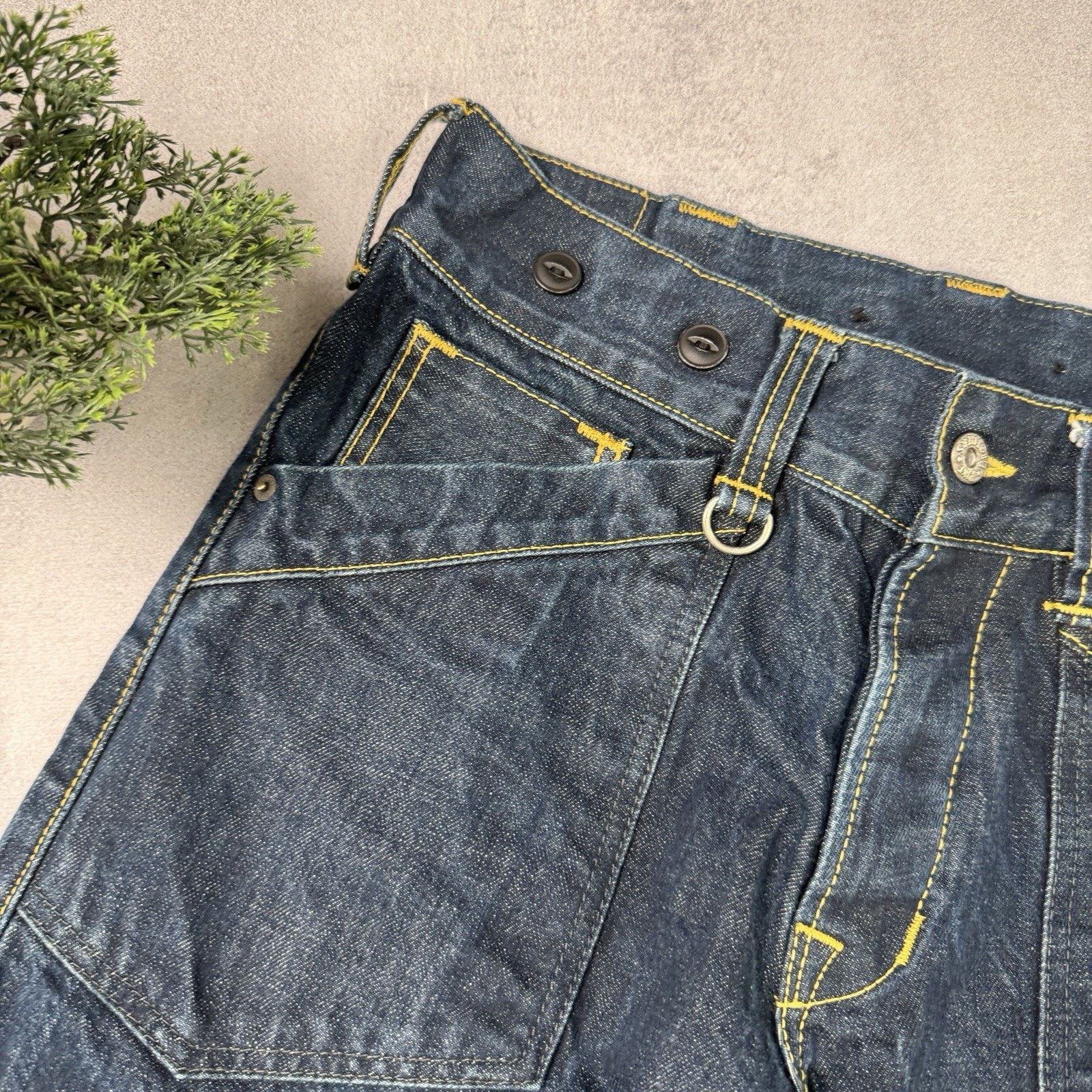 Pike Brothers Pike Brother Chopper Pant Selvedge Blue Denim Jeans Size US 32 / EU 48 - 2 Thumbnail