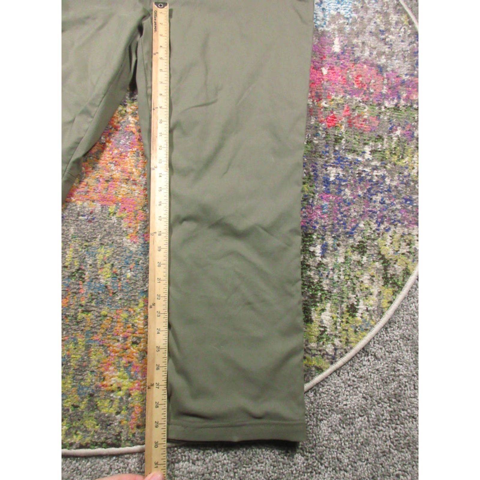Vintage Gerry Mens Venture Fleece Lined Stretch Comfort Pant 40x30 Green Water Repellent Weather-Resistant Outdoor Hiking Pants Mens Regular 40 Green Size US 40 / EU 56 - 6 Thumbnail