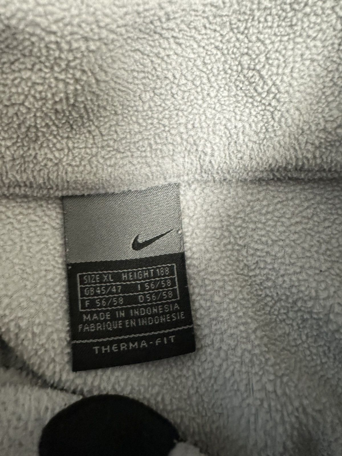 Nike Nike Vintage 00s Grey 1/4 Zip Fleece Sweatshirt hype size XL Size US XL / EU 56 / 4 - 8 Thumbnail
