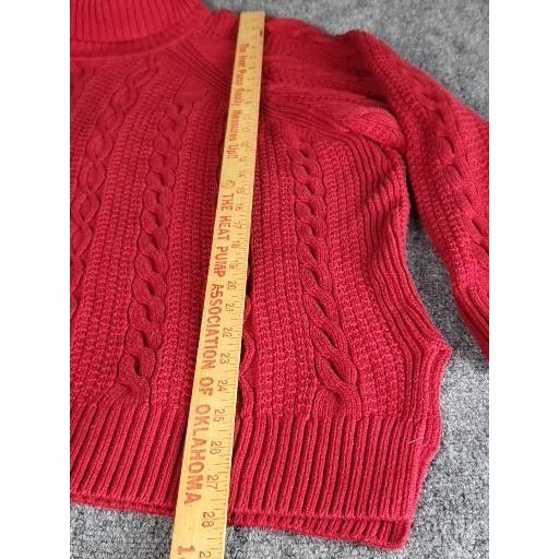 Other Jeanne Pierre Turtleneck Sweater Women Sz 3XL Cable Knit Mar Size 3XL / US 20-22 - 3 Thumbnail