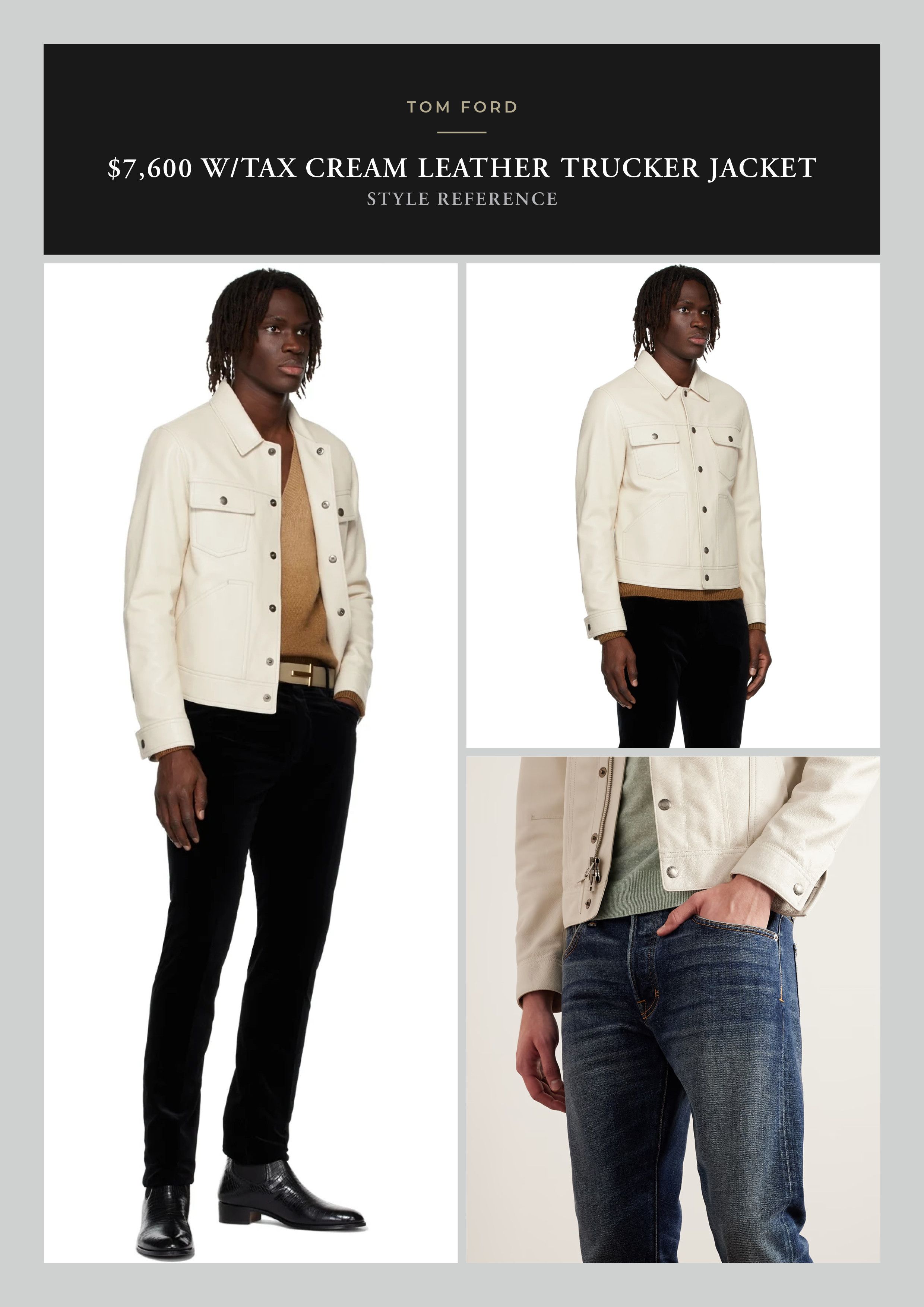 Tom Ford This Is the One, Actual Runway Piece! Ultra Rare $7,600 Size US M / EU 48-50 / 2 - 9 Thumbnail
