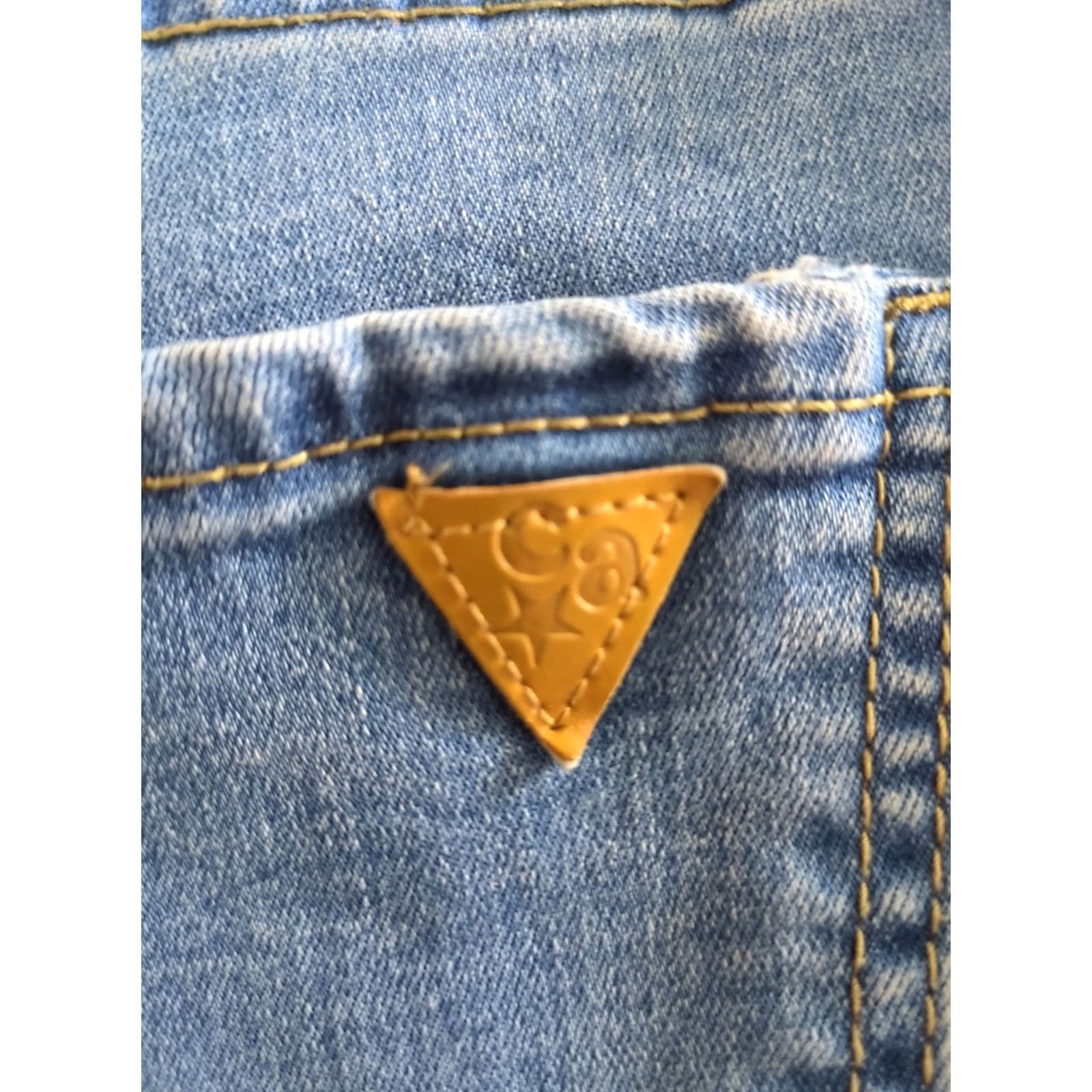 Denime Celebrity Ace Jeans Woman Flared Denim 15/32 Size 15/32 Blue Distressed Regular Women Jeans Size 36" / US 14 / IT 50 - 5 Thumbnail