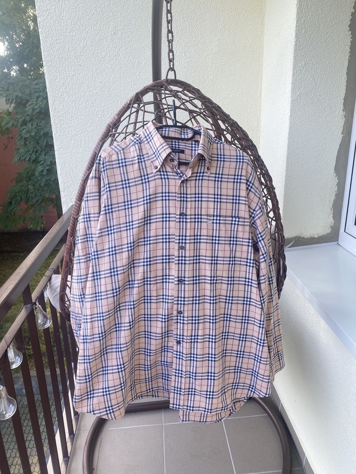 Burberry Luxury fullprint burberry shirt button up Size US XXL / EU 58 / 5 - 1 Thumbnail
