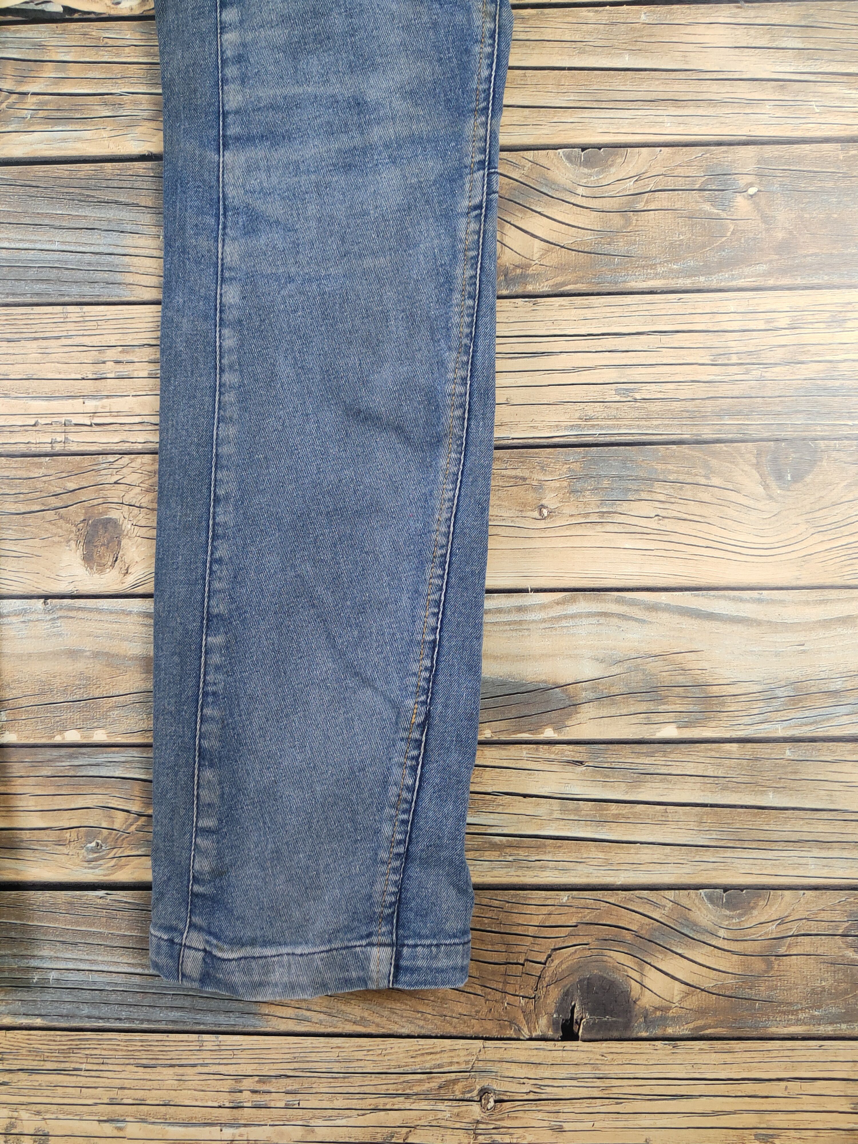 Japanese Brand FieldCore Blue Distressed Ripped Jeans #W2083 Size US 28 / EU 44 - 11 Thumbnail