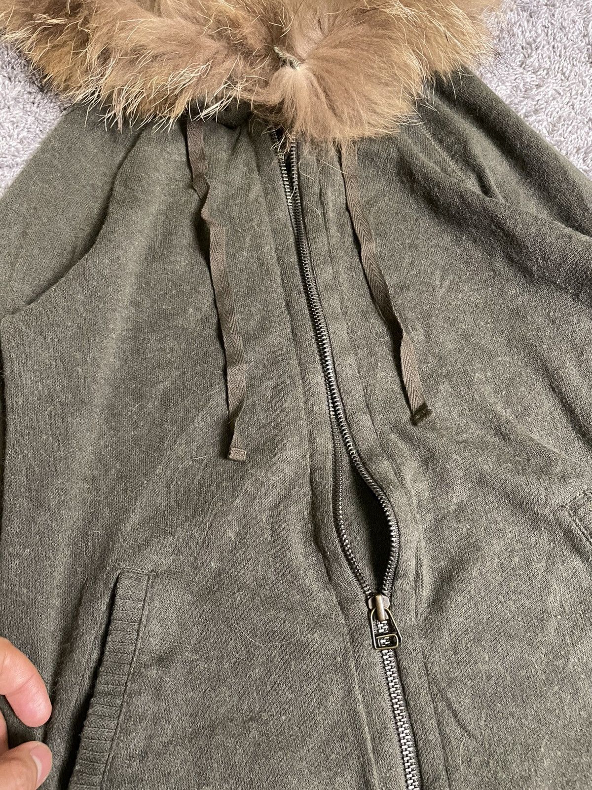 GOA GOA Fur Double Zipper Hoodie Size US XS / EU 42 / 0 - 8 Thumbnail