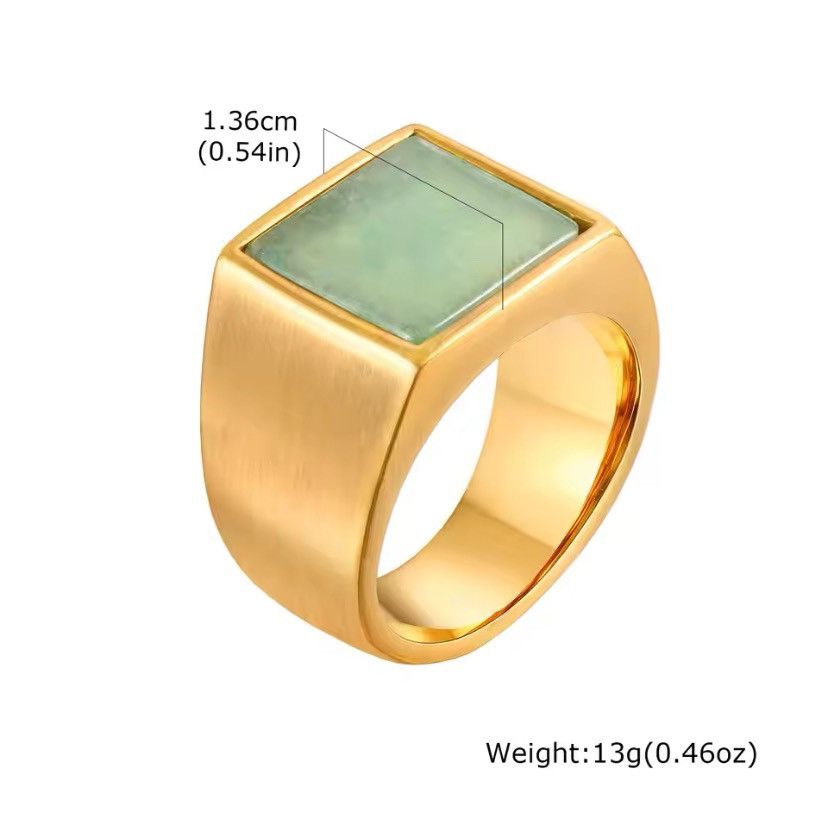Other 13.6mm Signet Ring Size ONE SIZE - 2 Thumbnail