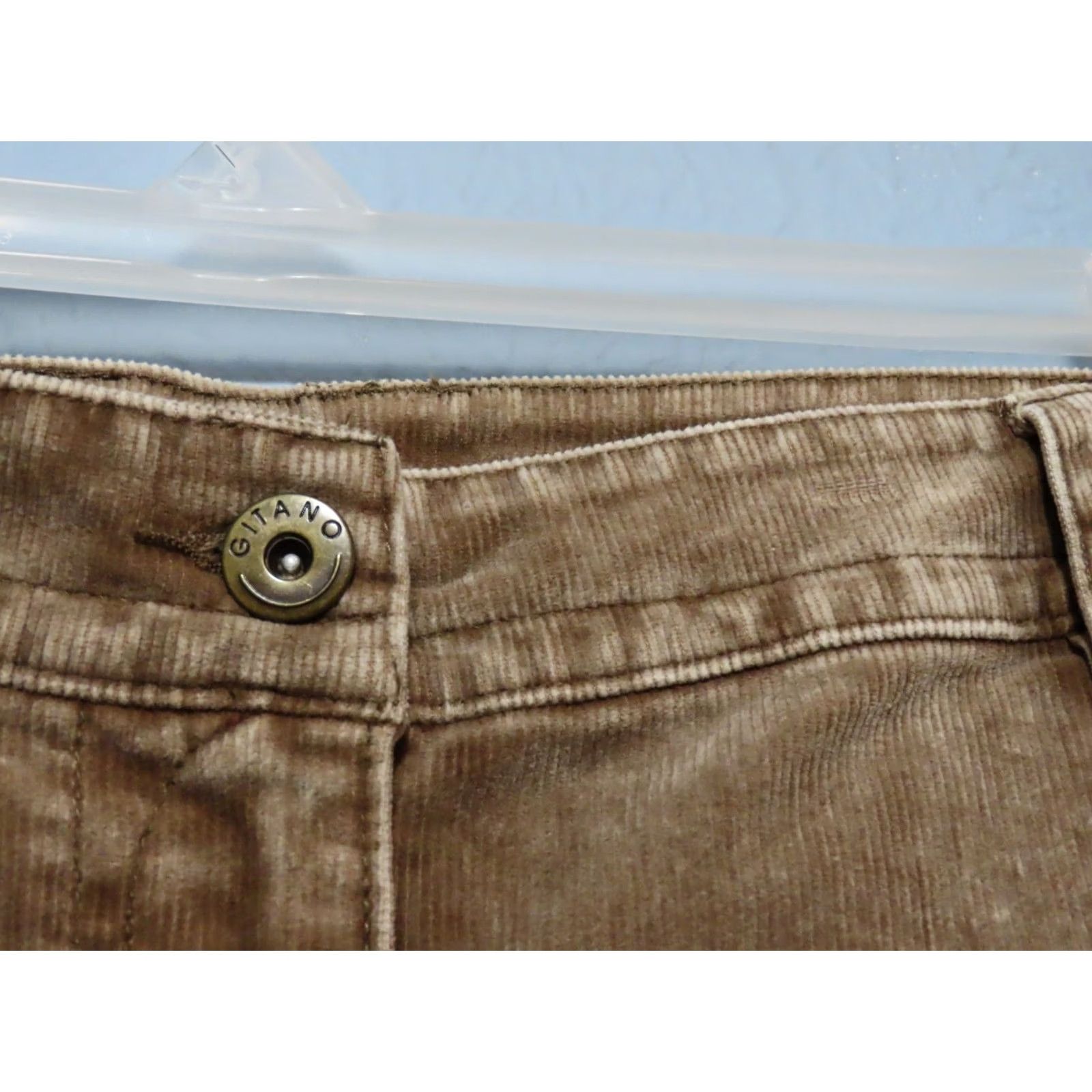 Vintage VINTAGE Gitano Corduroy Pants Women 18W Brown 38x29 Tapered Inseam 29" Size 40" / US 18 - 3 Thumbnail