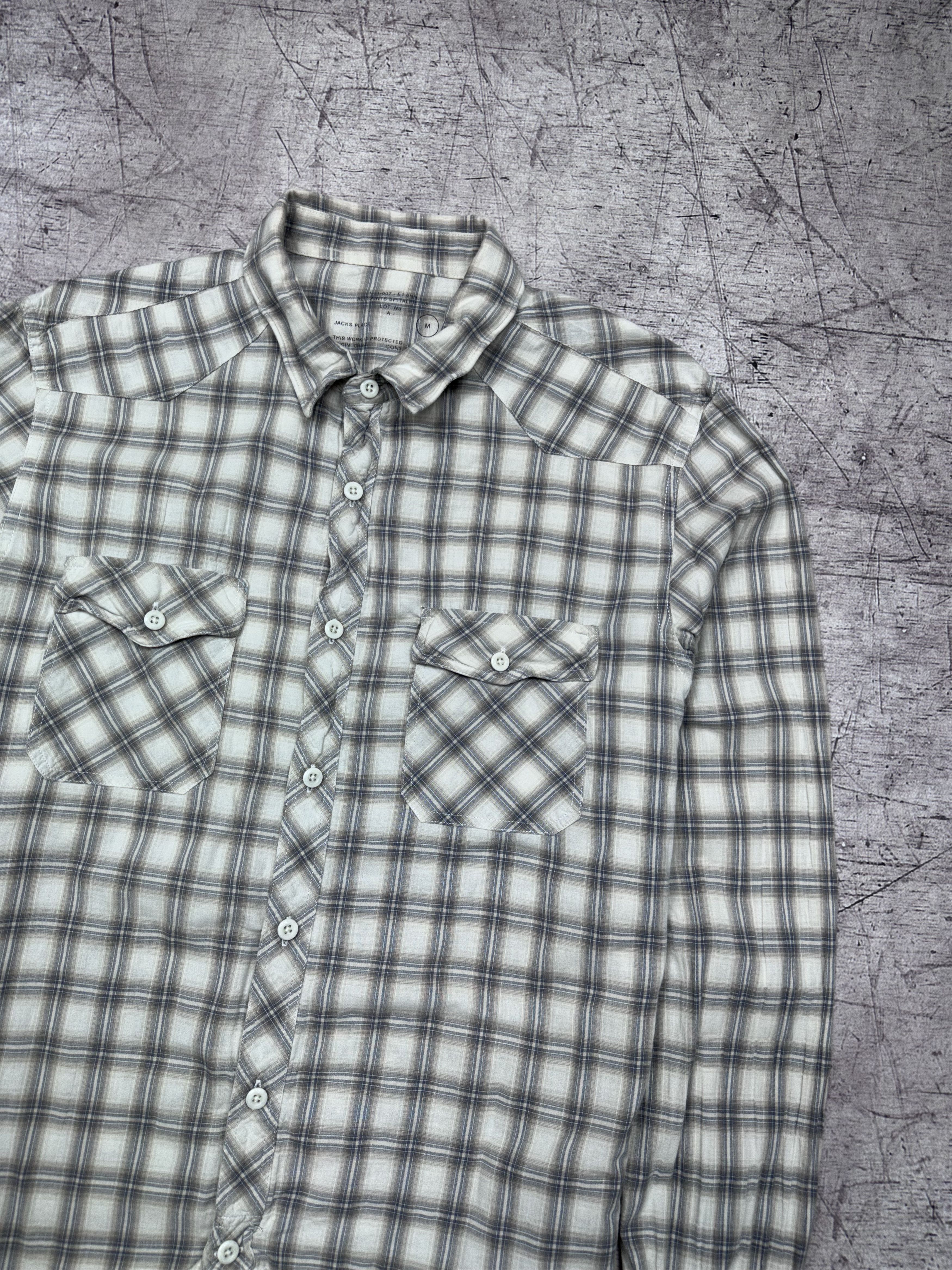 Allsaints Allsaints Vintage Mens Plaid Marksman Long Sleeve Shirt Size US M / EU 48-50 / 2 - 2 Thumbnail