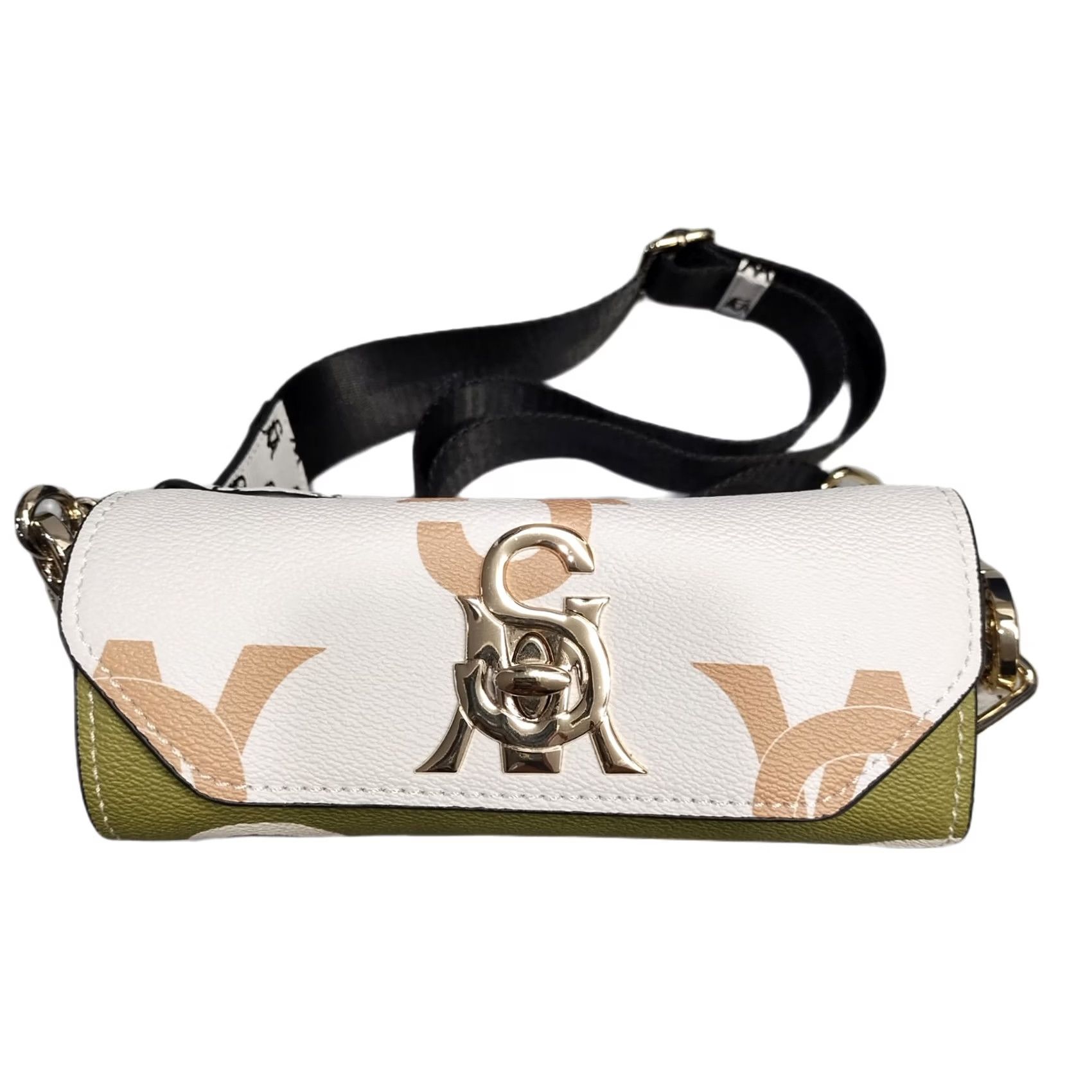 Steve Madden Steve Madden Bag Crossbody Womens Medium Multi Metallic Logo Detachable Strap Size ONE SIZE - 3 Thumbnail