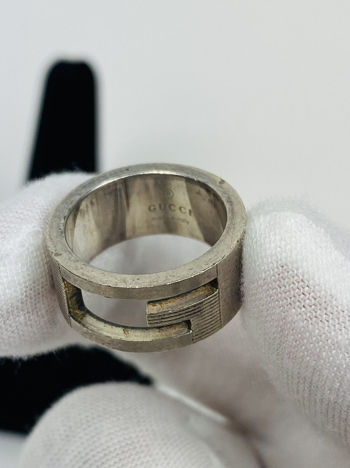 Gucci Gucci .925 Silver G Ring Size IT 8 Size ONE SIZE - 5 Thumbnail