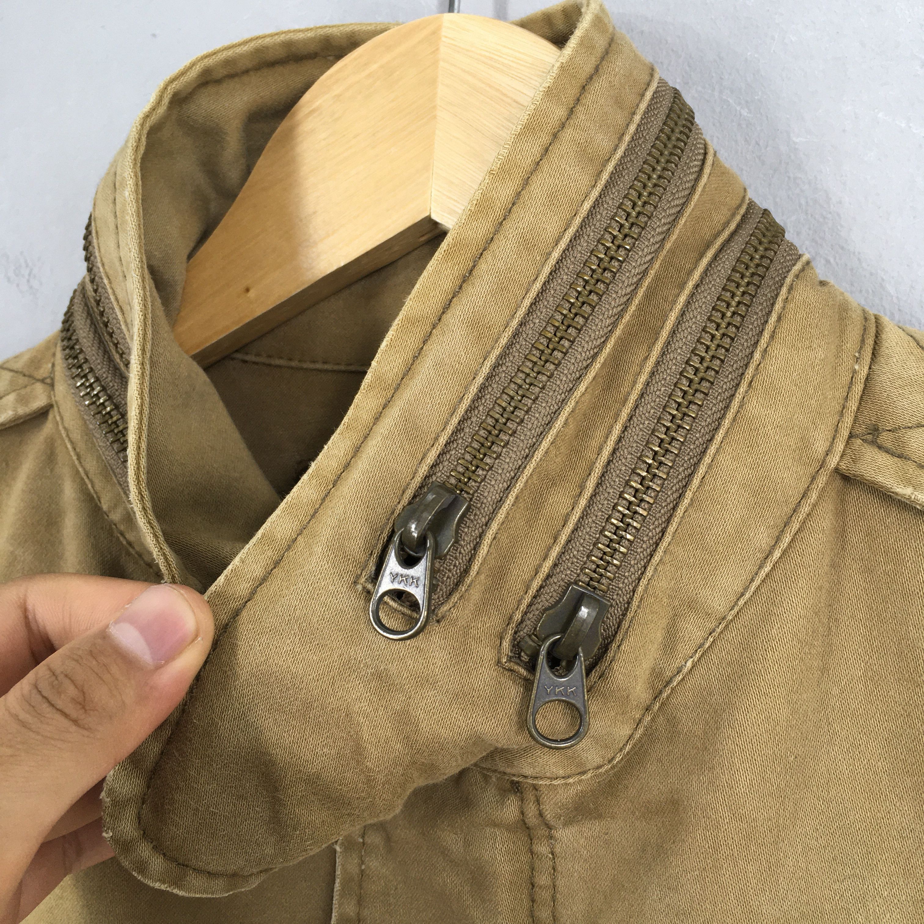 GOSTAR DE FUGA Another Ediotion For Man Japanese Tactical Brown Jacket Size US S / EU 44-46 / 1 - 4 Thumbnail