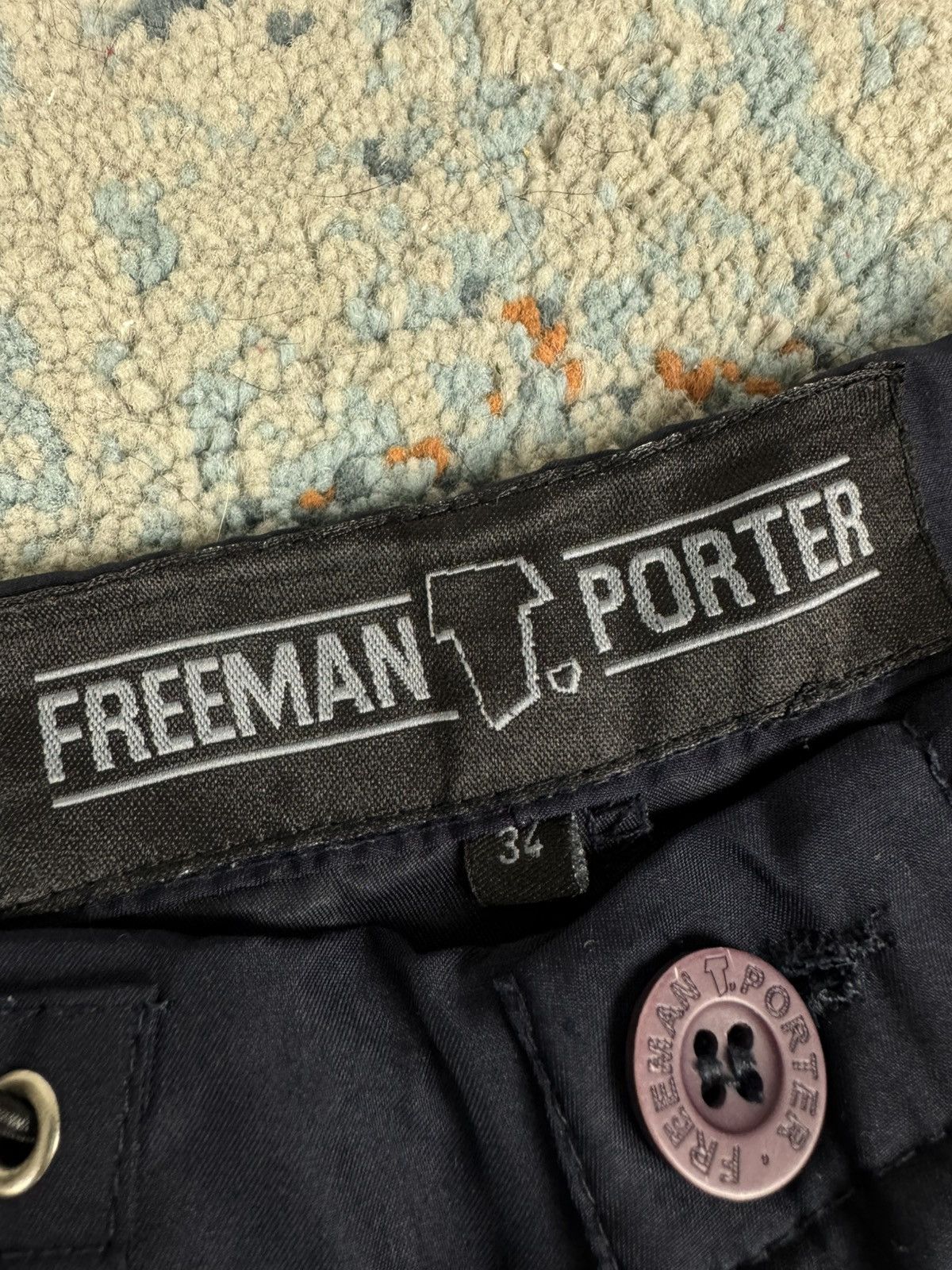 Freeman T. Porter × Vintage Vintage 90s Freeman Porter ultra baggy flared track pants Size US 34 / EU 50 - 10 Thumbnail