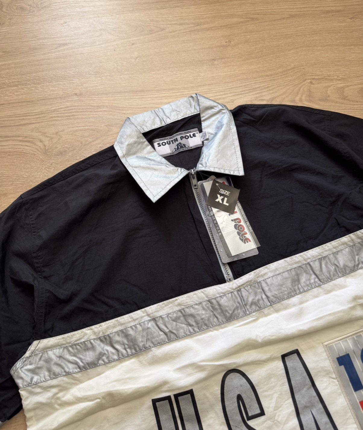 Southpole Vintage 90’s Southpole Rap y2k Silver Polo Shirt and Shorts Size US 36 / EU 52 - 3 Thumbnail