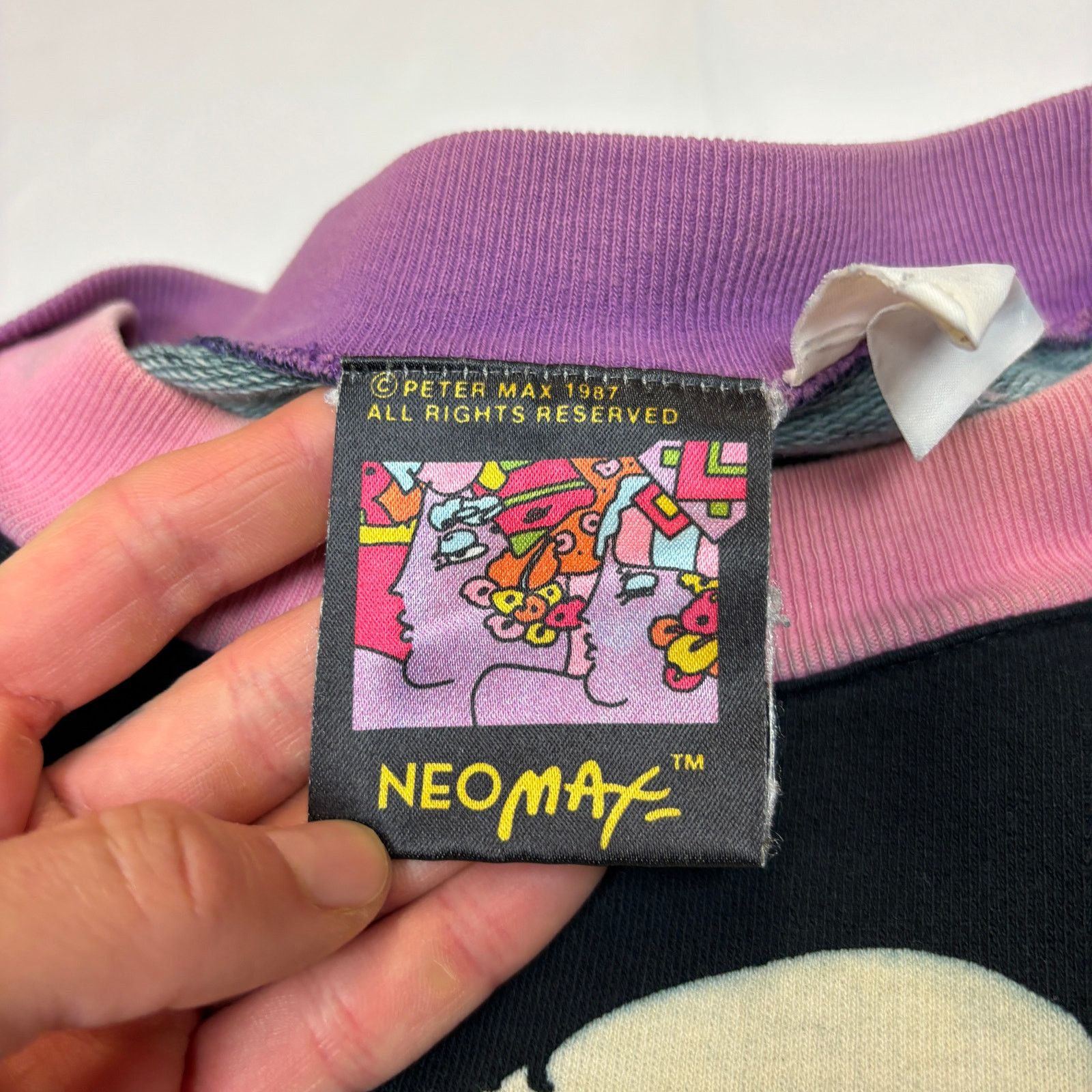 Vintage Neo Max Peter Max Vintage 1987 Sweatshirt Men's Medium Art Size US M / EU 48-50 / 2 - 4 Thumbnail