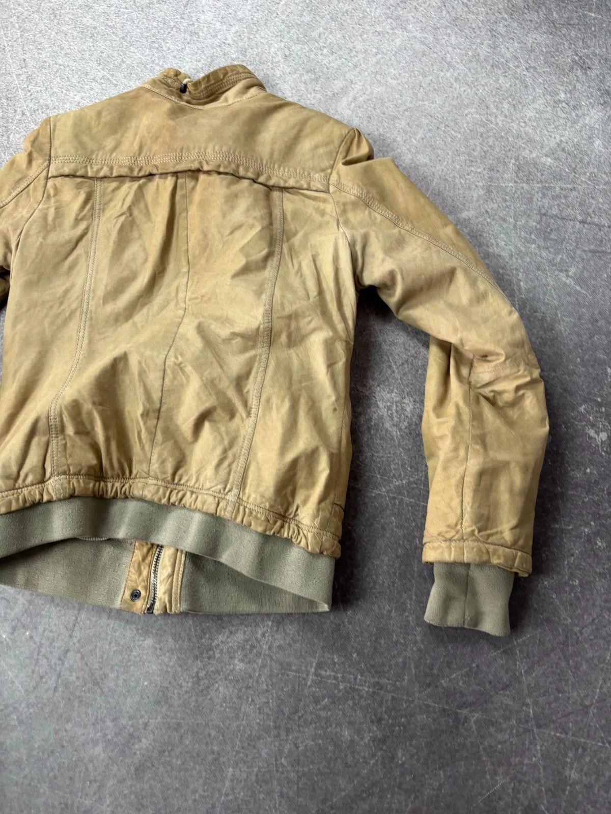 Yohji Yamamoto CROPPEDWASHED HYSTERIC GLAMOUR STYLE LEATHER JACKET Size US M / EU 48-50 / 2 - 6 Thumbnail