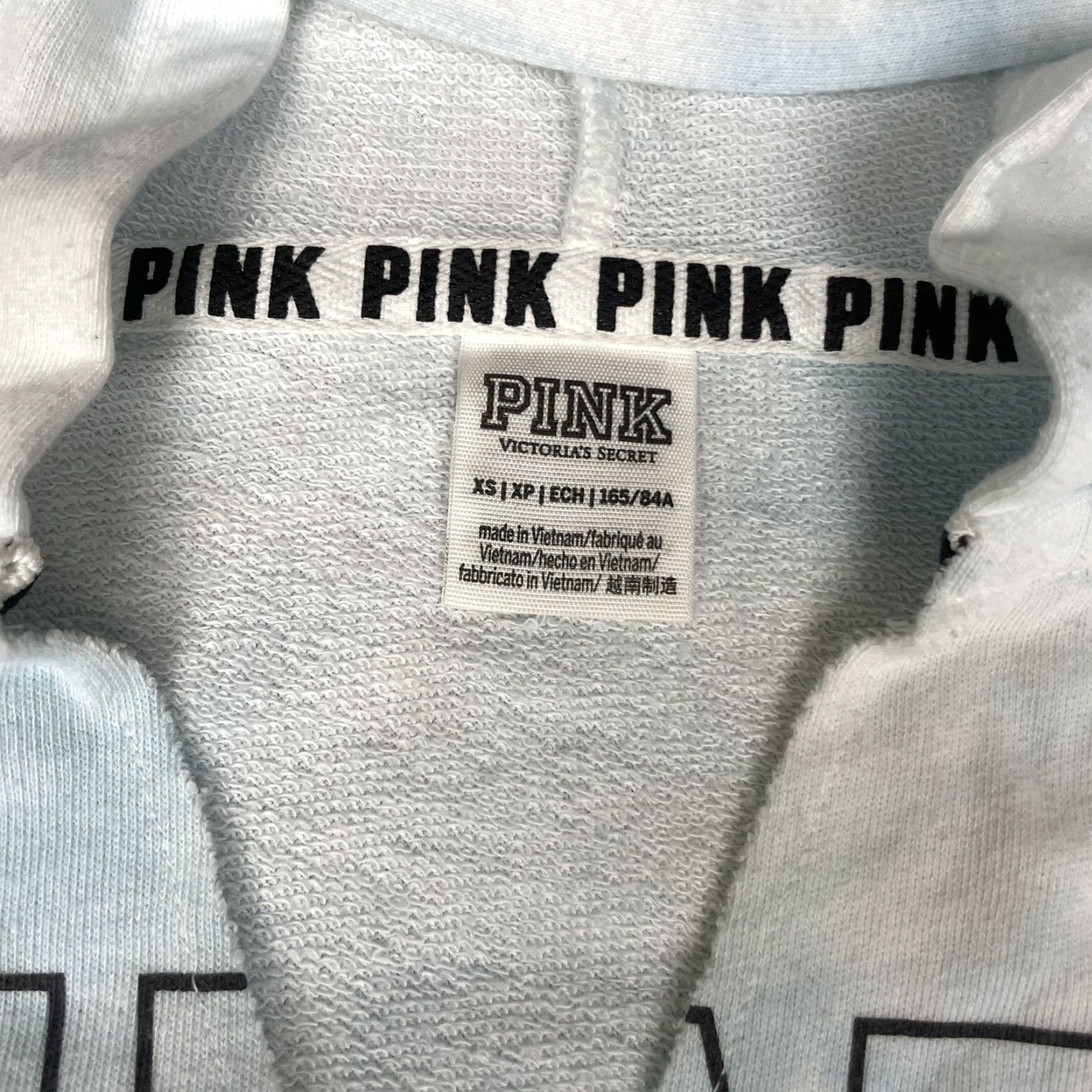 Victoria's Secret VINTAGE Victoria's Secret PINK Sweatshirt XS Adult Blue Tie Dye Logo Graphic Size XS / US 0-2 / IT 36-38 - 3 Thumbnail