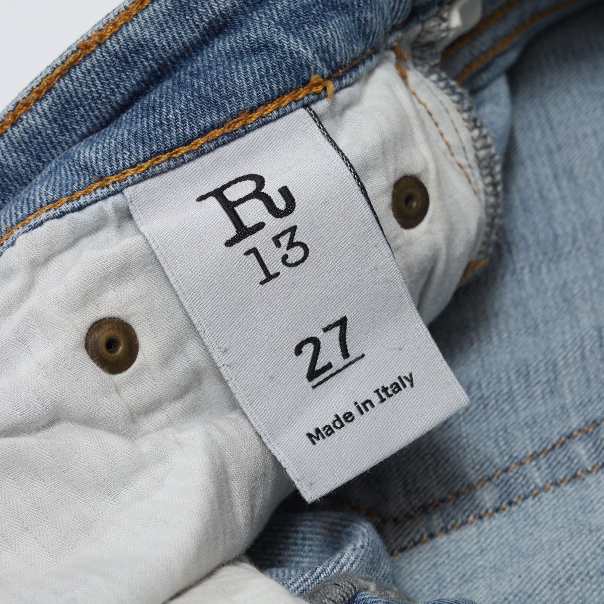 R13 R13 Denim Jeans Pants Womens Trousers Blue Size 27" / US 4 / IT 40 - 14 Thumbnail