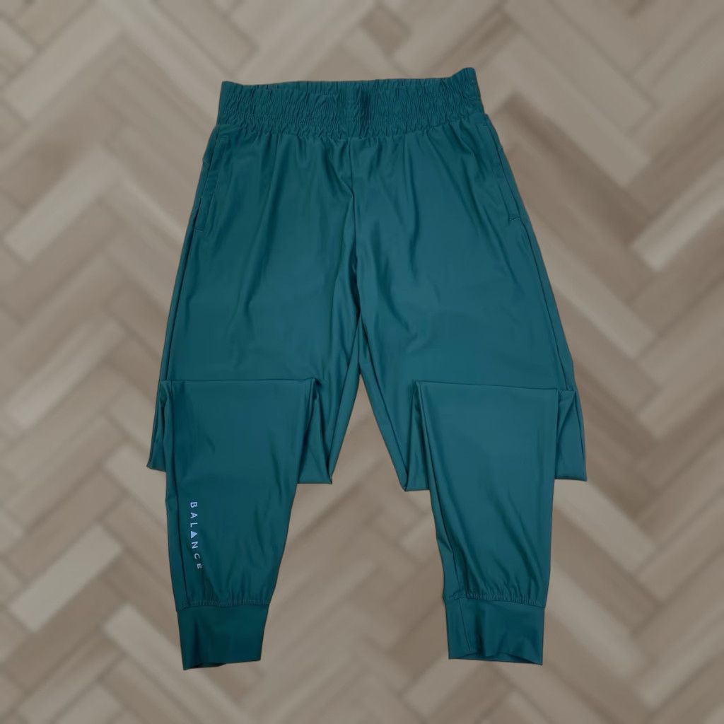 Vintage Balance Athletica Jogger Women M Green Vitality Swift Pants Casual Activewear #9708 Size 32" / US 10 / IT 46 - 1 Thumbnail