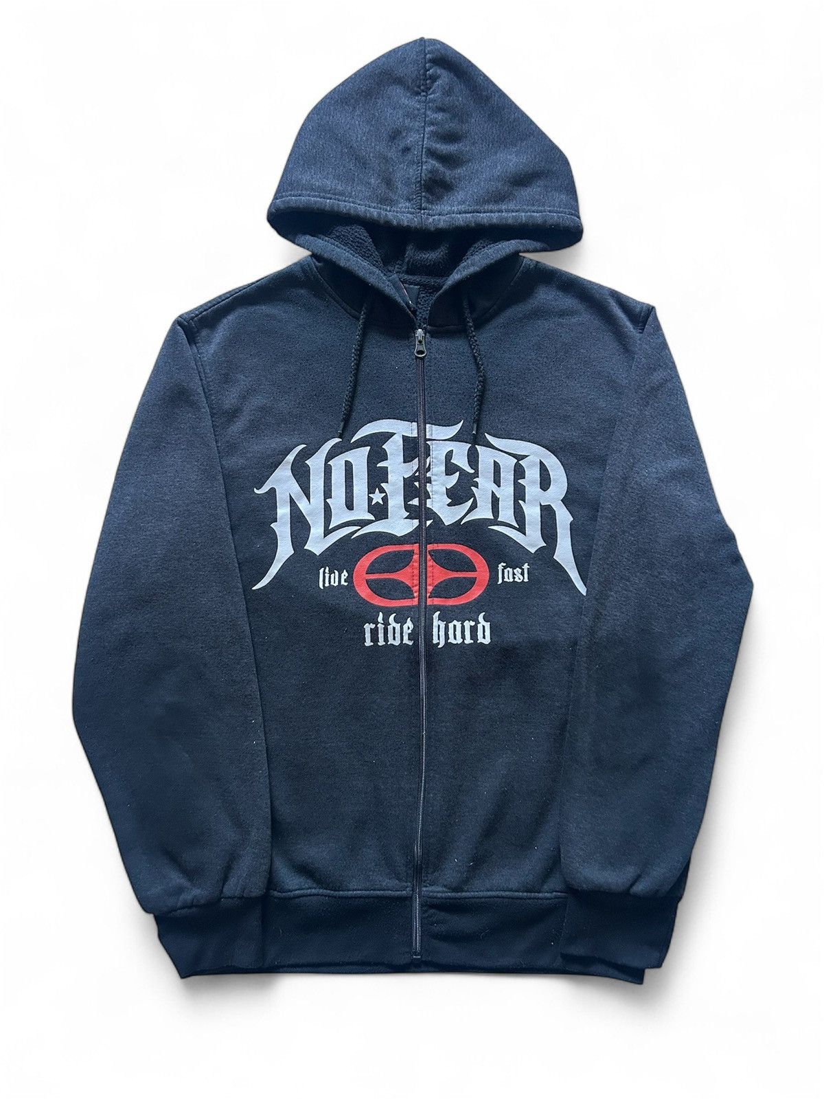 No Fear Vintage Y2K No Fear Zip Up Hoodie (Free Shipping) Size US L / EU 52-54 / 3 - 1 Thumbnail