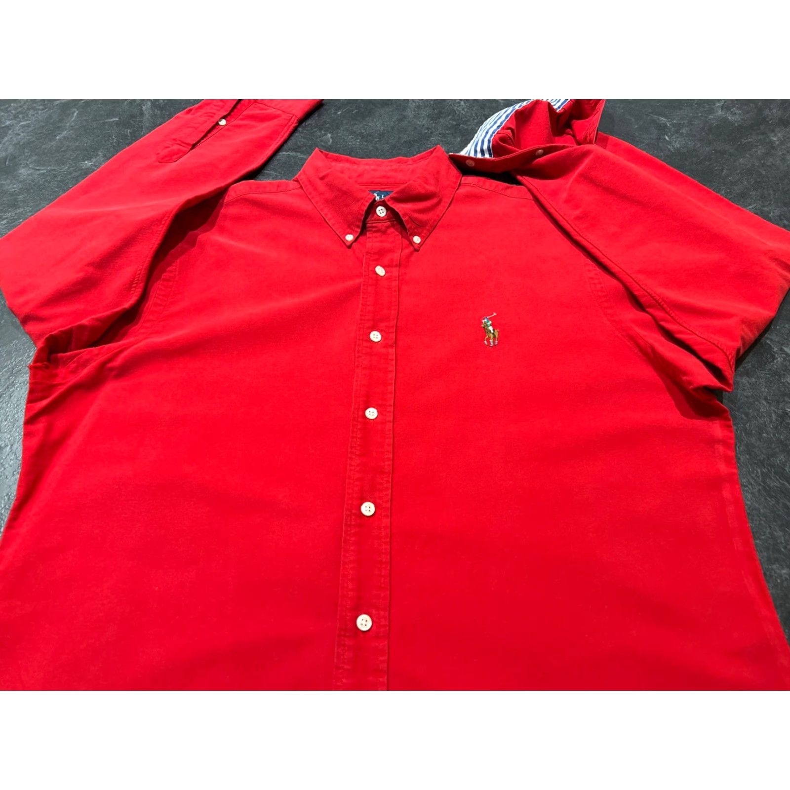 Ralph Lauren Ralph Lauren Shirt Mens XL Red Classic Fit Button-Up Long Sleeve Collared Solid Preppy Size US XL / EU 56 / 4 - 2 Thumbnail