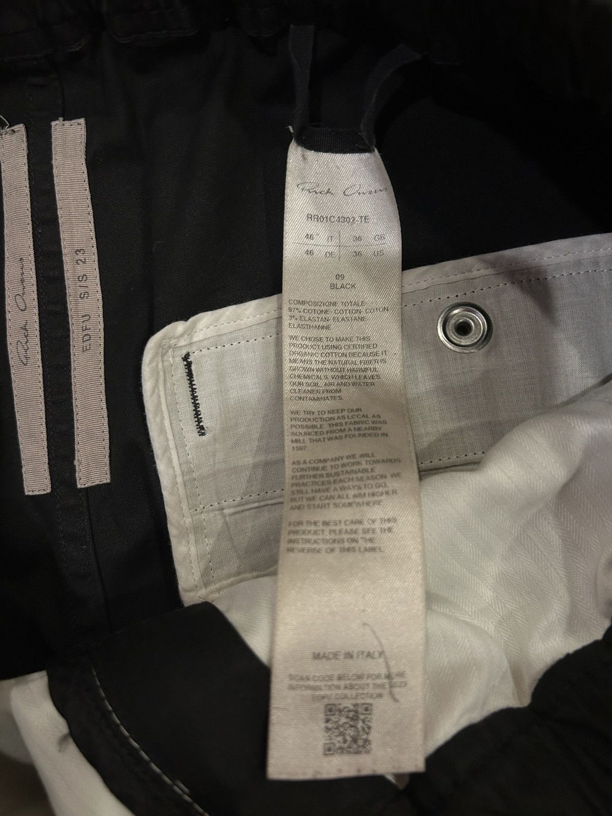 Rick Owens Rick owens bela cargo jumbo edfu ss23 Size US 32 / EU 48 - 10 Thumbnail
