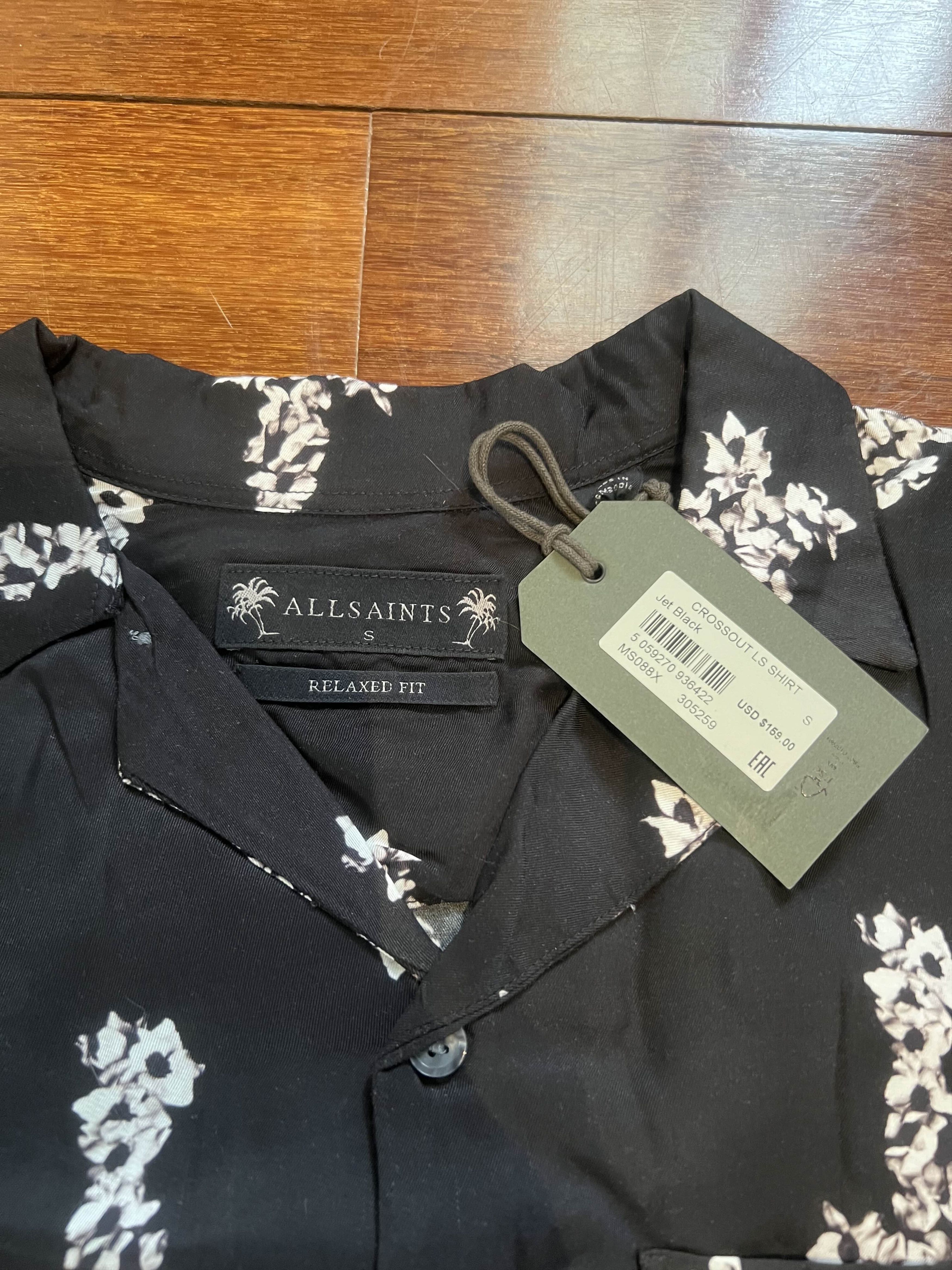 Allsaints ALLSAINTS Crossout Long Sleeve Shirt Size US S / EU 44-46 / 1 - 4 Thumbnail