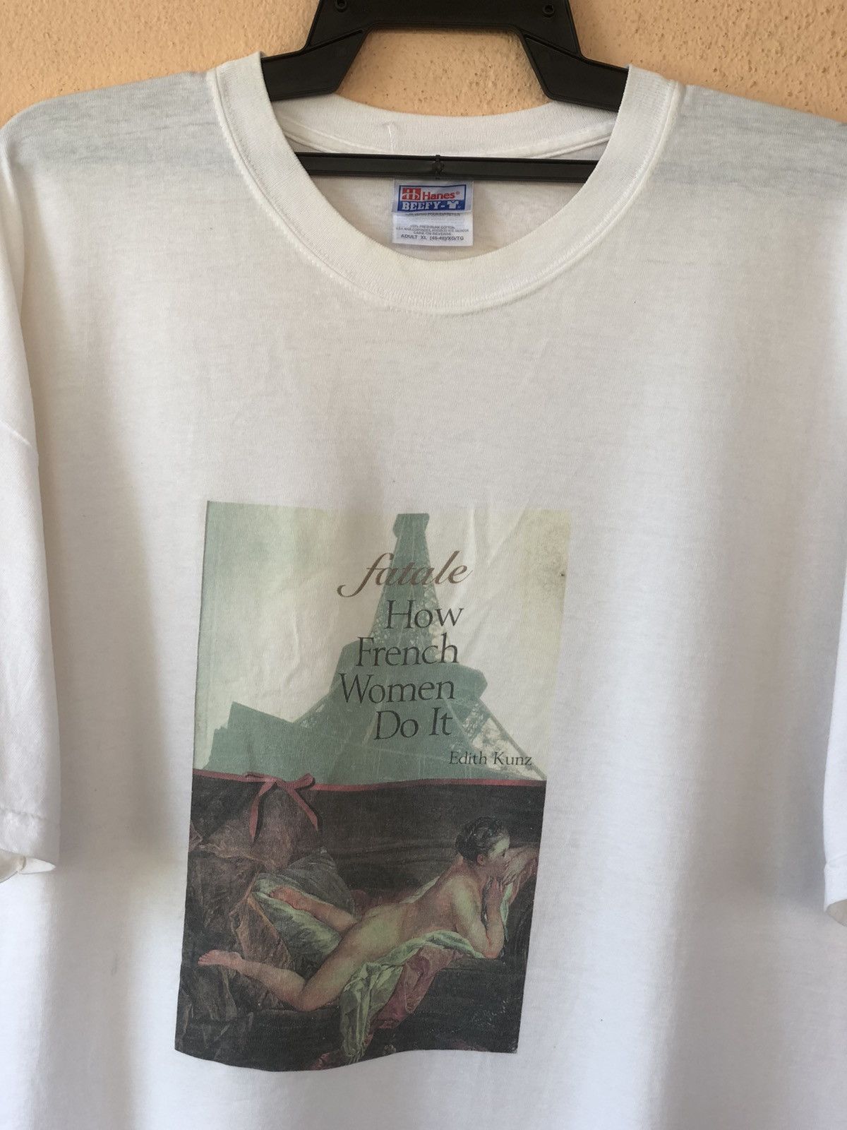 Vintage Vintage 90s Edith Kunz fatale Novel Tee Size US XL / EU 56 / 4 - 2 Thumbnail