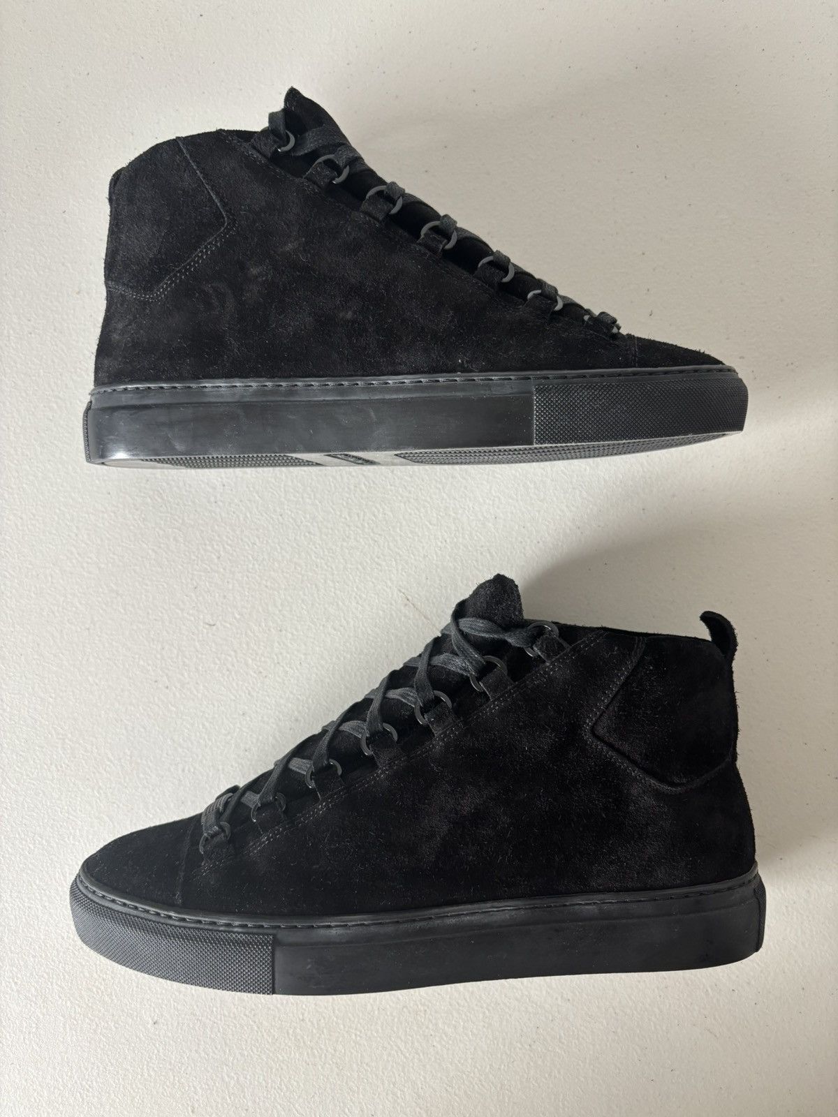 Balenciaga Balenciaga Arena High Black Suede EU 40 Size US 7 / EU 40 - 2 Thumbnail