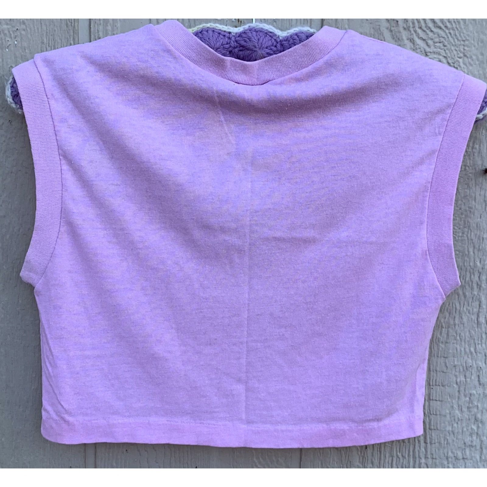 Vintage VINTAGE Mountain Aire ‘85 Crop Top Muscle Tee M Pink 1980s Rock N Gear Productions T-Shirt Womens Size M / US 6-8 / IT 42-44 - 4 Thumbnail