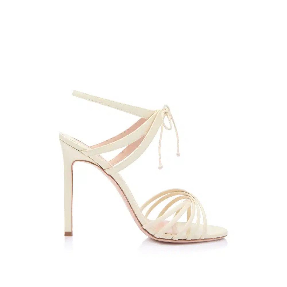 Tom Ford o1loc1c0425 W3496 Angelika Ankle Strap Sandals in Off White Size US 11 / IT 41 - 1 Thumbnail