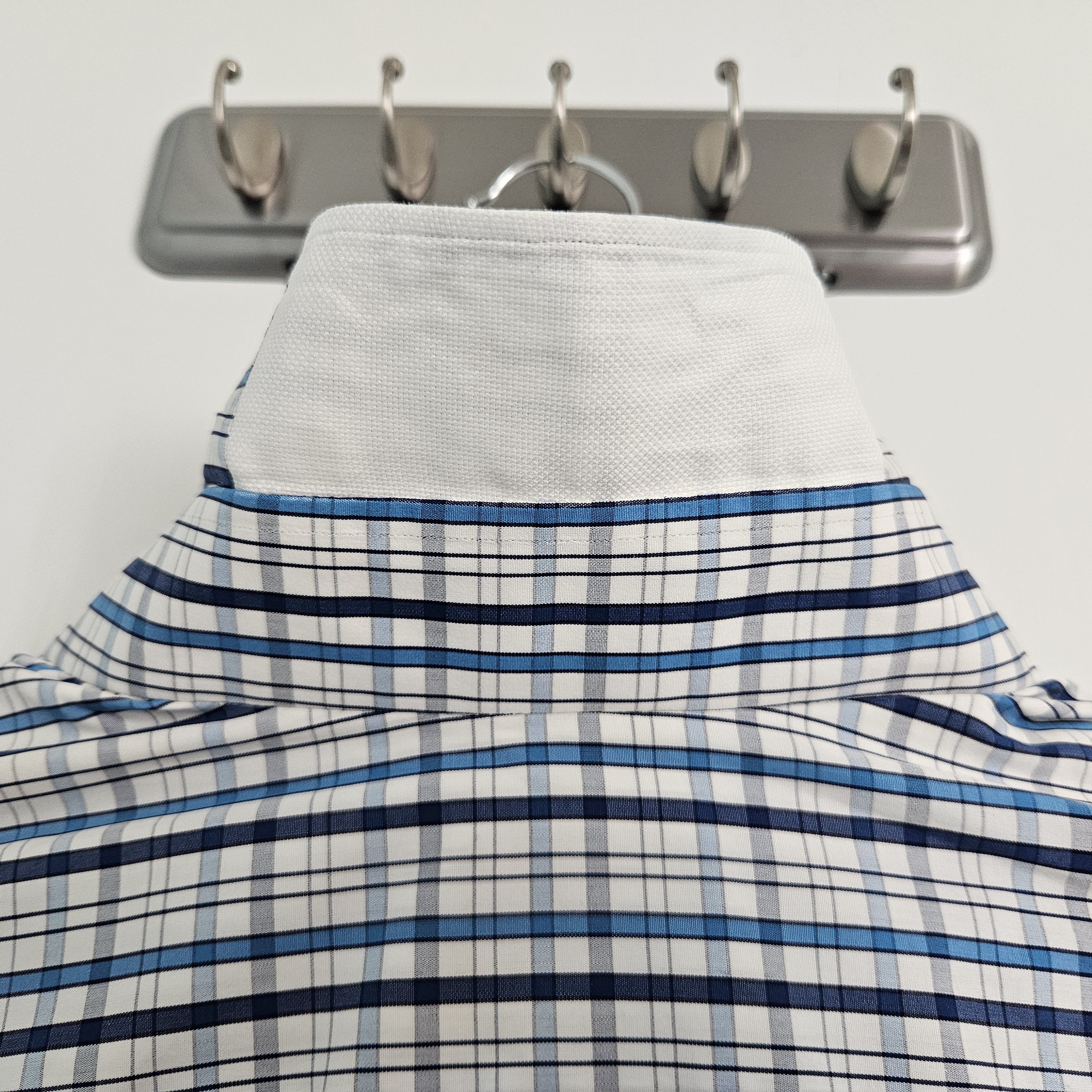 Kiton Kiton Black Dress Shirt – Blue Multi-Check, Size IT 38 / 15 Size US M / EU 48-50 / 2 - 7 Thumbnail