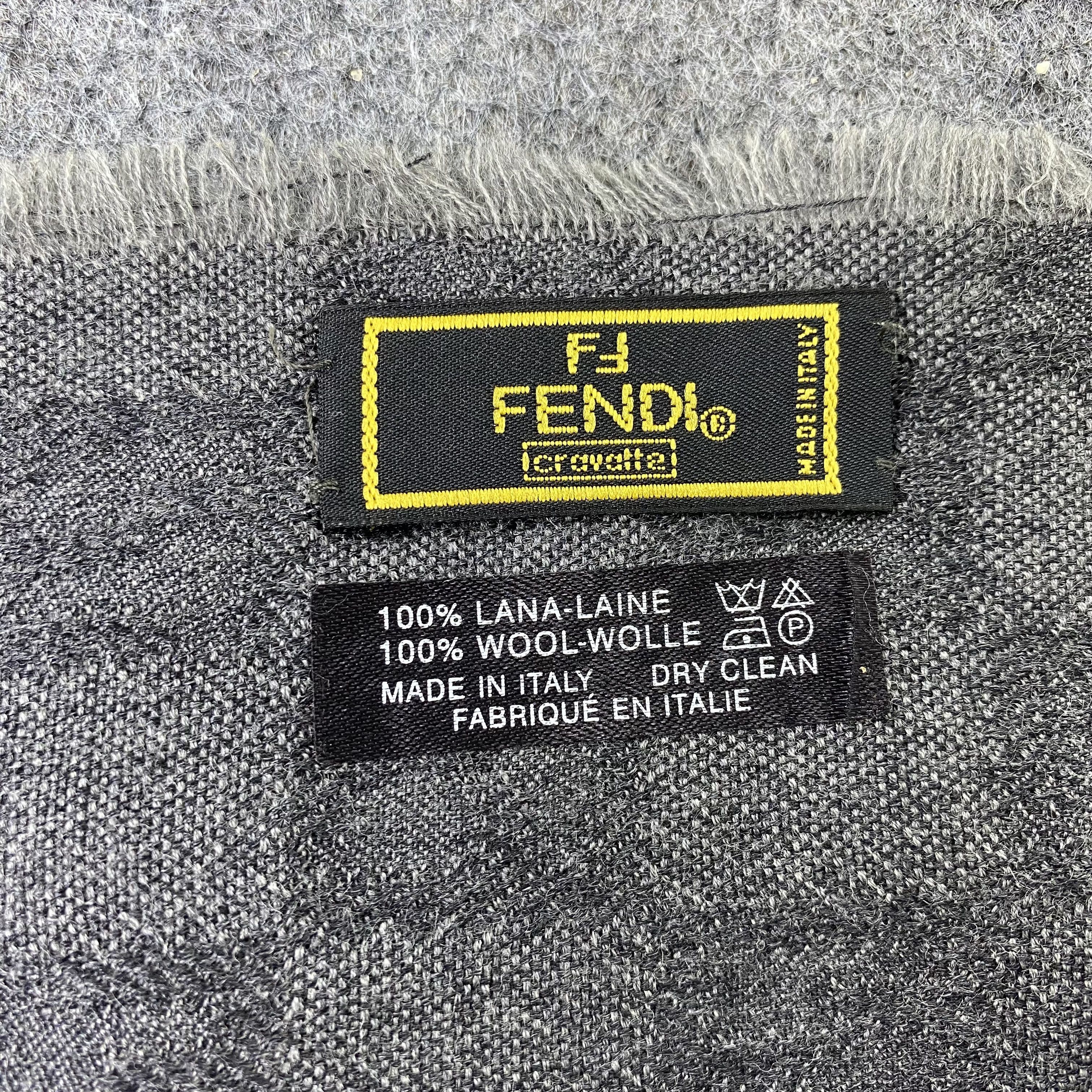 Fendi Fendi FF Monogram Muffler/ Scar / Neckwear - T1395 Size ONE SIZE - 6 Thumbnail