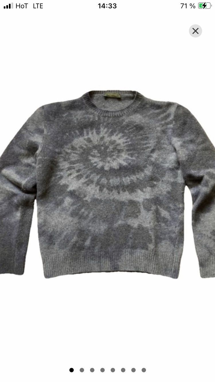 image of Valentino Tie Dye Jumper in Blue, Men's (Size Small)