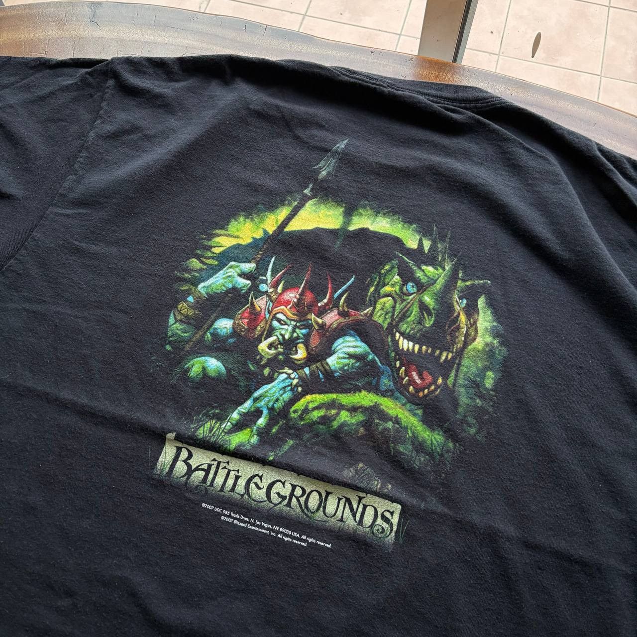 Vintage Vintage 2007 Warcraft Battlegrounds Blizzard Entertainment Size US L / EU 52-54 / 3 - 3 Thumbnail