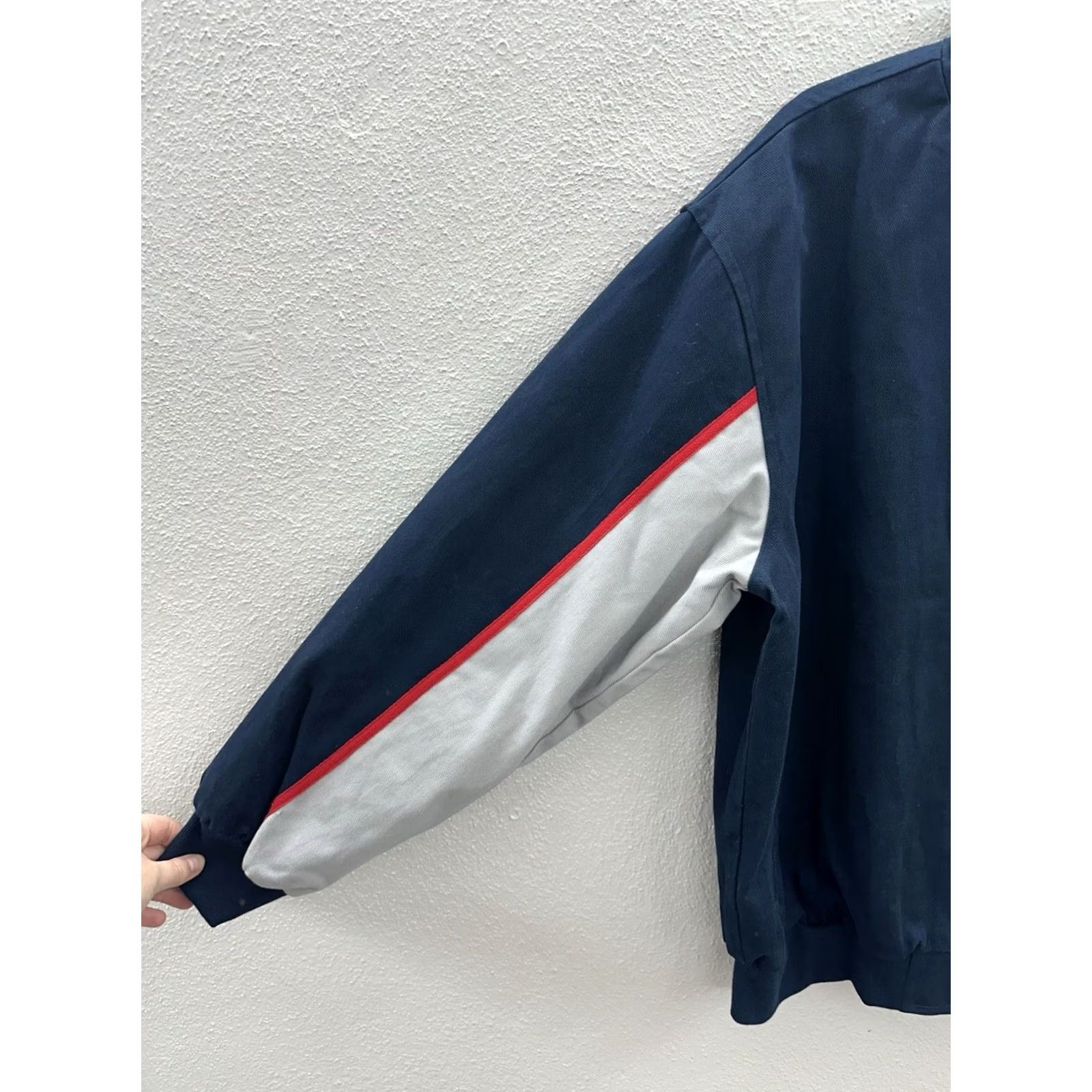 Vintage The Bradford Exchange Bomber Jacket Size Large Honer & Glory Proud Veteran Blue Size US L / EU 52-54 / 3 - 2 Thumbnail